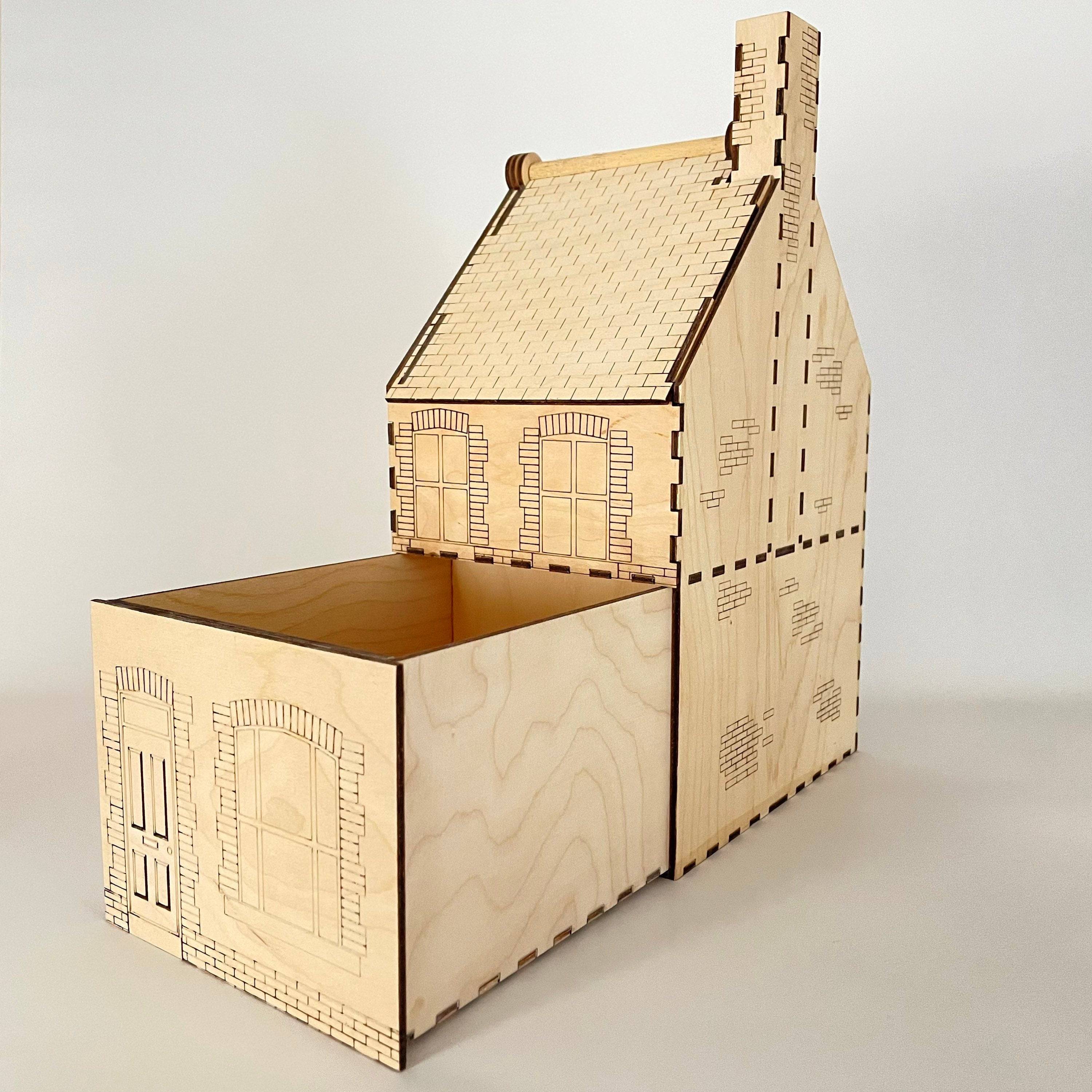 19th Century Terraced House - Flatpack Model Kit By Curious Rabbit ® - Bits’N’Bobs 24-7