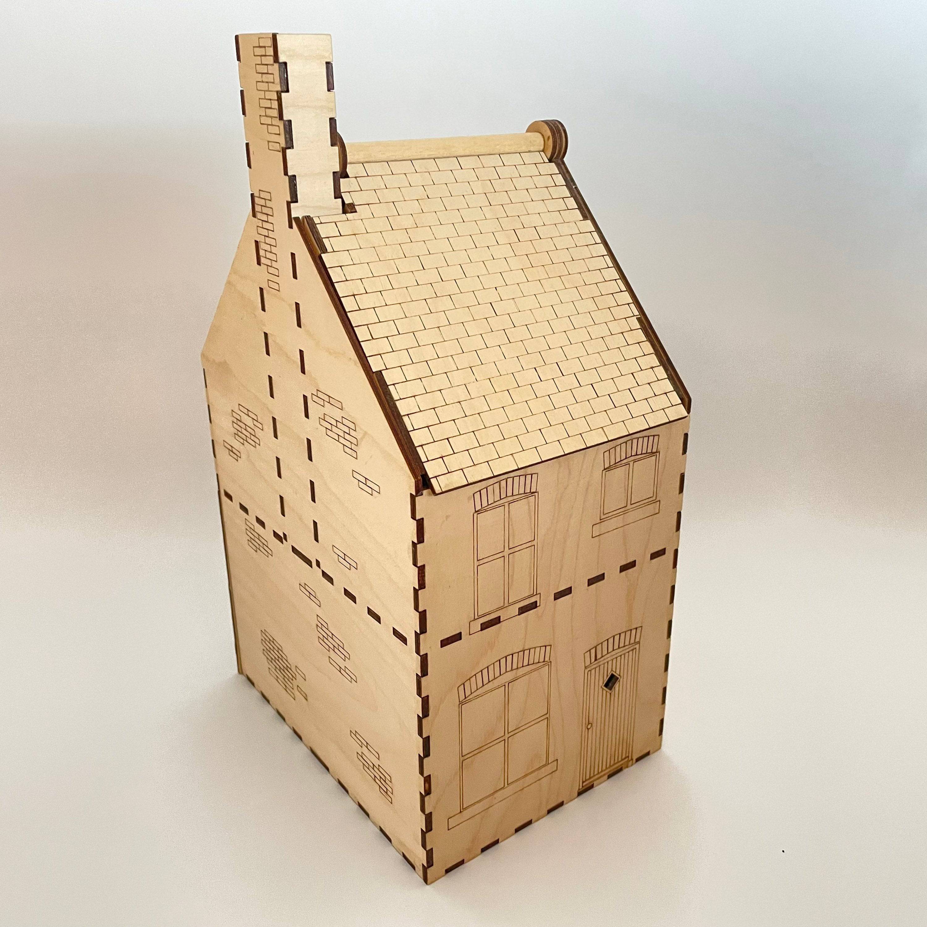 19th Century Terraced House - Pre-Built Model By Curious Rabbit ® - Bits’N’Bobs 24-7