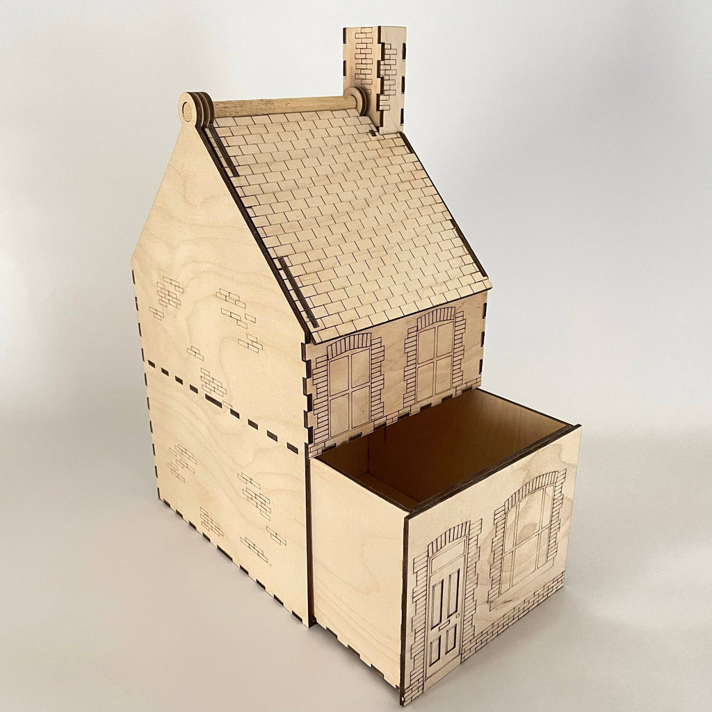 19th Century Terraced House - Pre-Built Model By Curious Rabbit ® - Bits’N’Bobs 24-7
