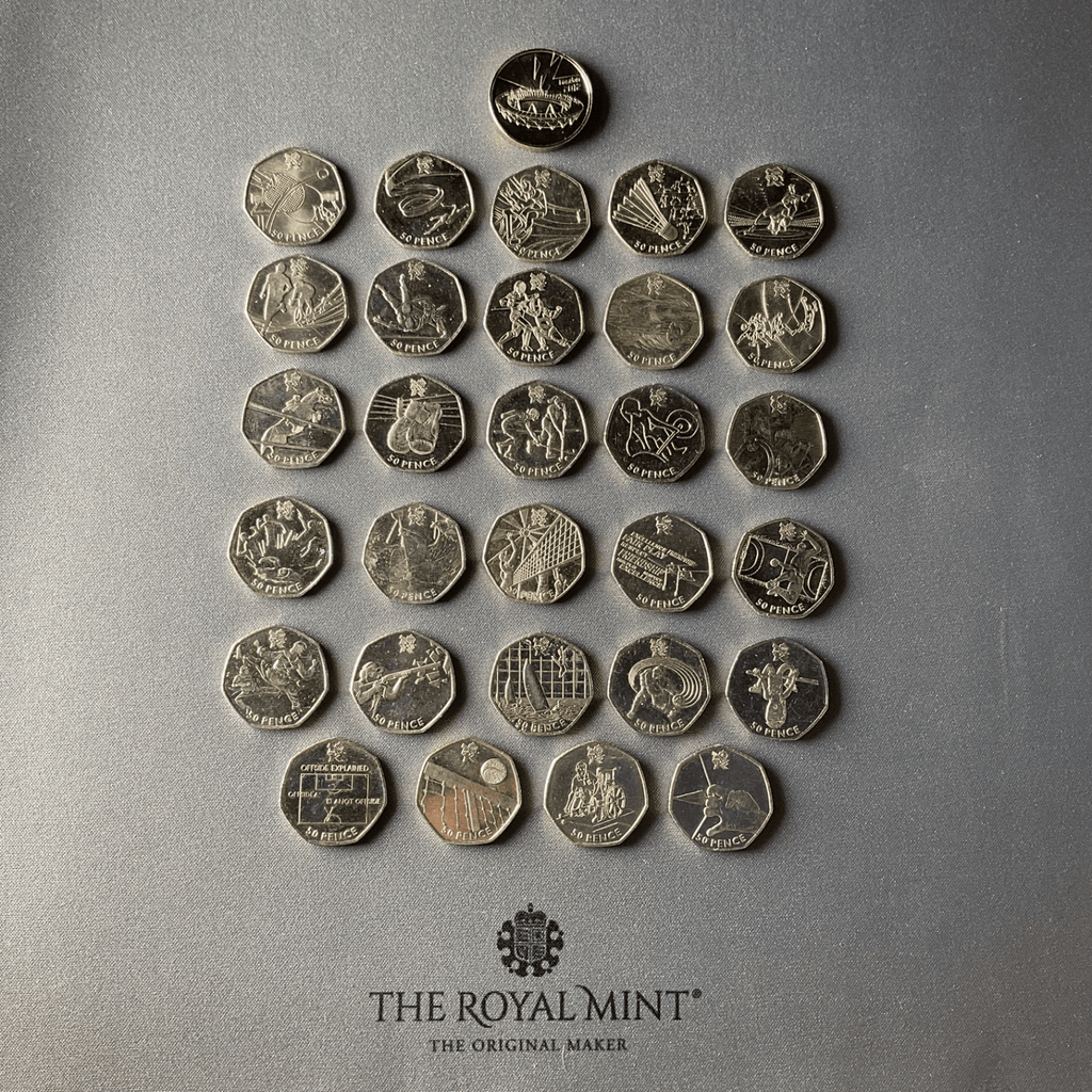 2011 London Olympic 50p Complete Set with Completer Medallion - Bits’N’Bobs 24 - 7
