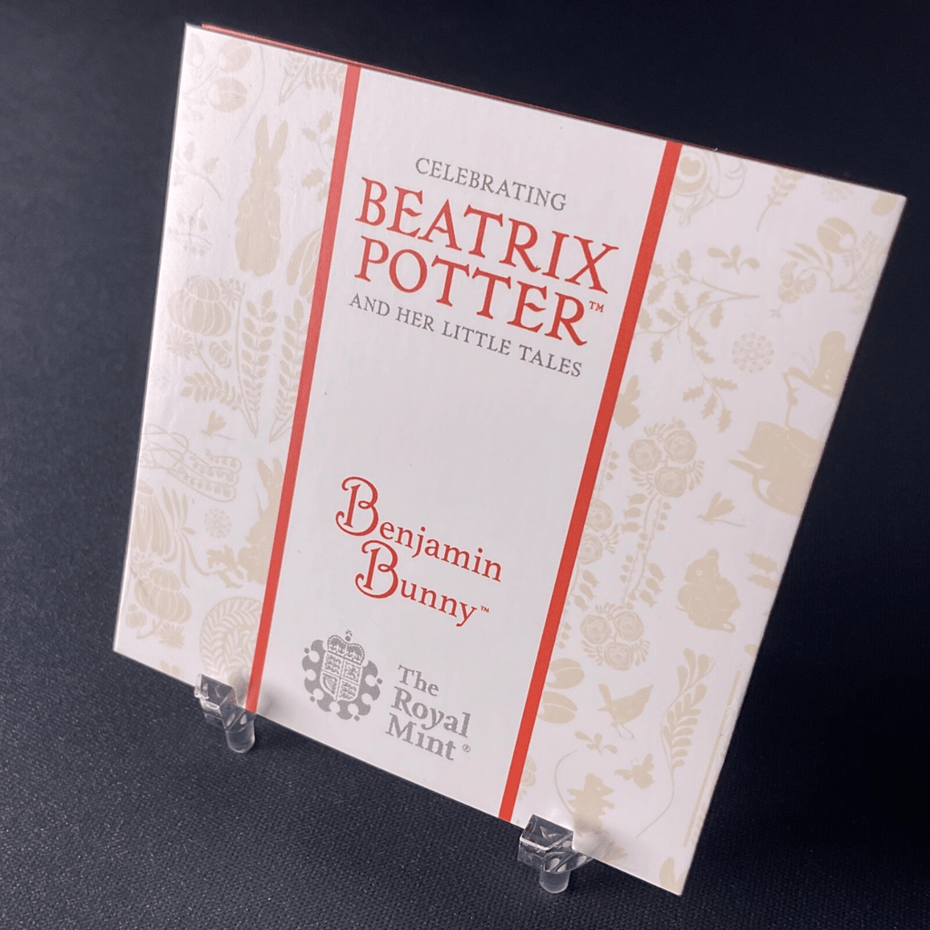 2017 Benjamin Bunny Coloured Silver proof 50p Limited Edition Peter Rabbit & Friends - Bits’N’Bobs 24 - 7