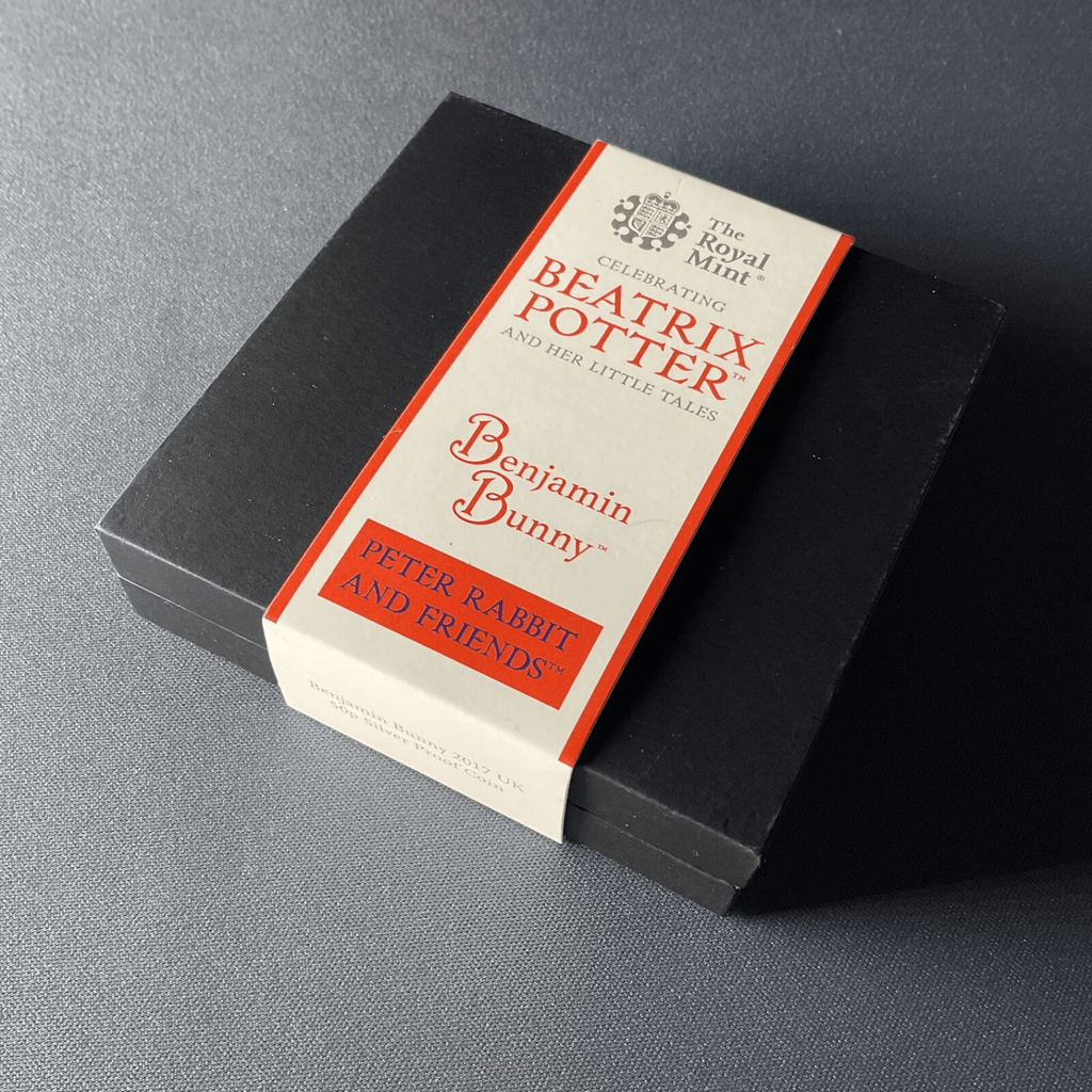 2017 Benjamin Bunny Coloured Silver proof 50p Limited Edition Peter Rabbit & Friends - Bits’N’Bobs 24 - 7