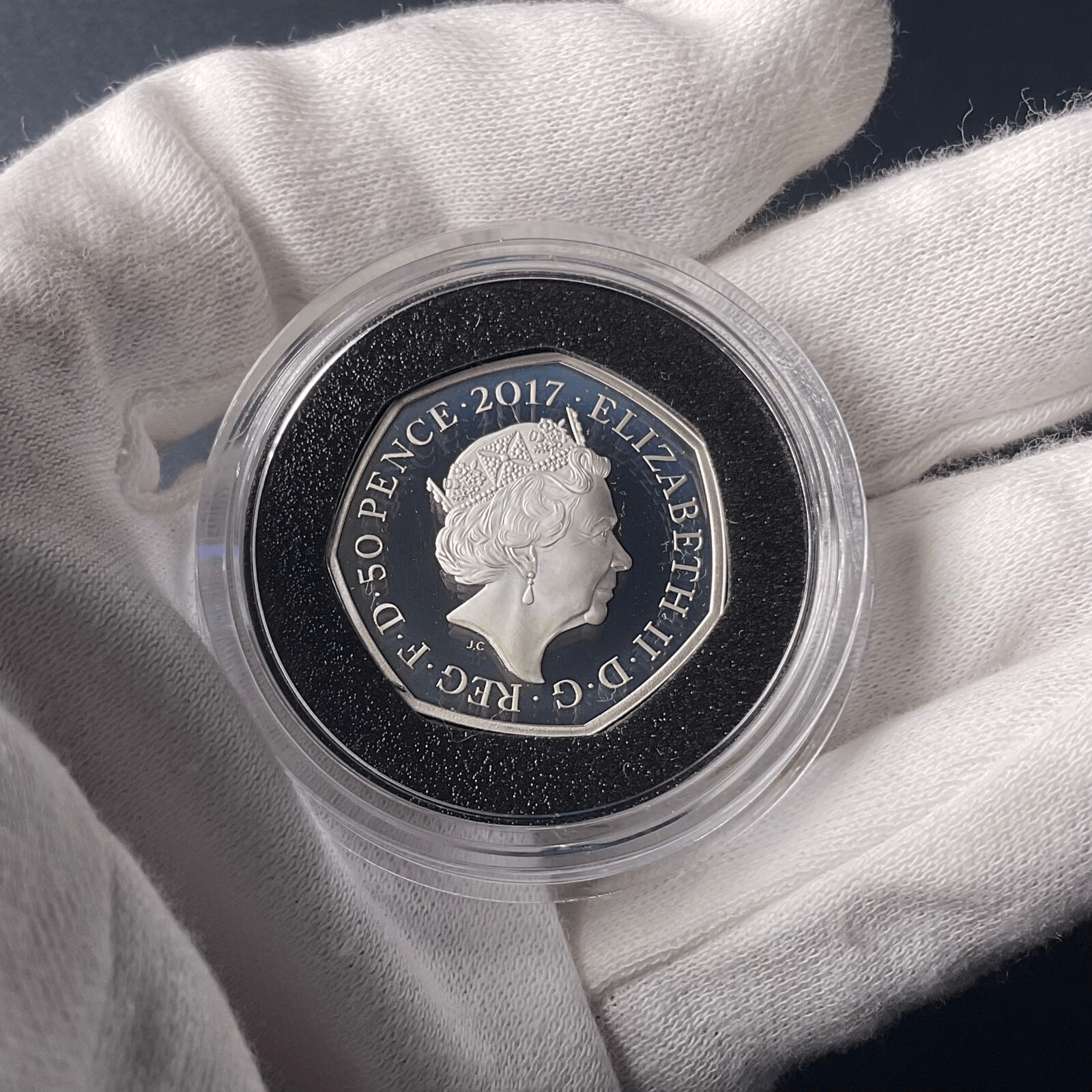 2017 Benjamin Bunny Coloured Silver proof 50p Limited Edition Peter Rabbit & Friends - Bits’N’Bobs 24 - 7