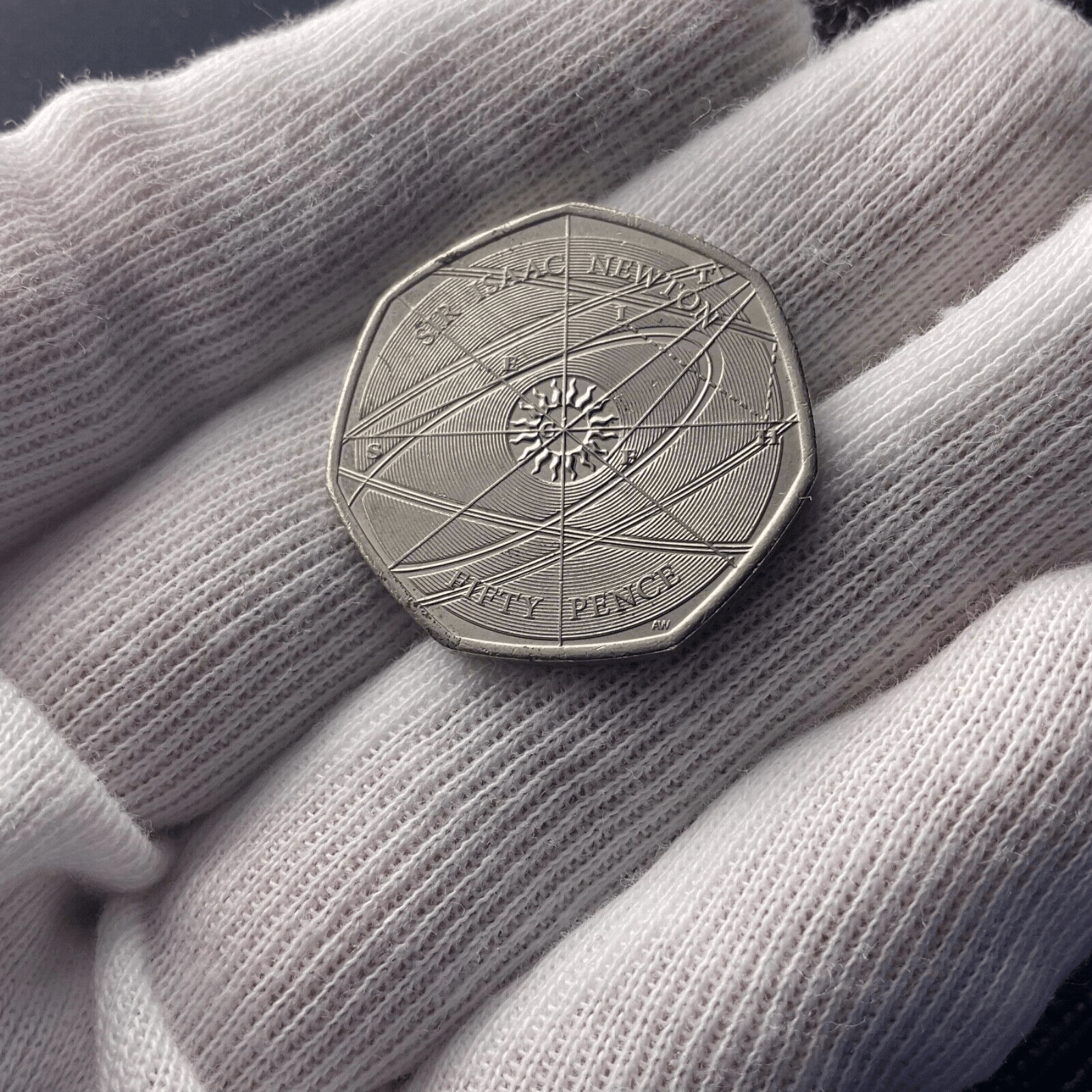 2017 SIR ISSAC NEWTON 50p Fifty Pence Coin - Bits’N’Bobs 24 - 7