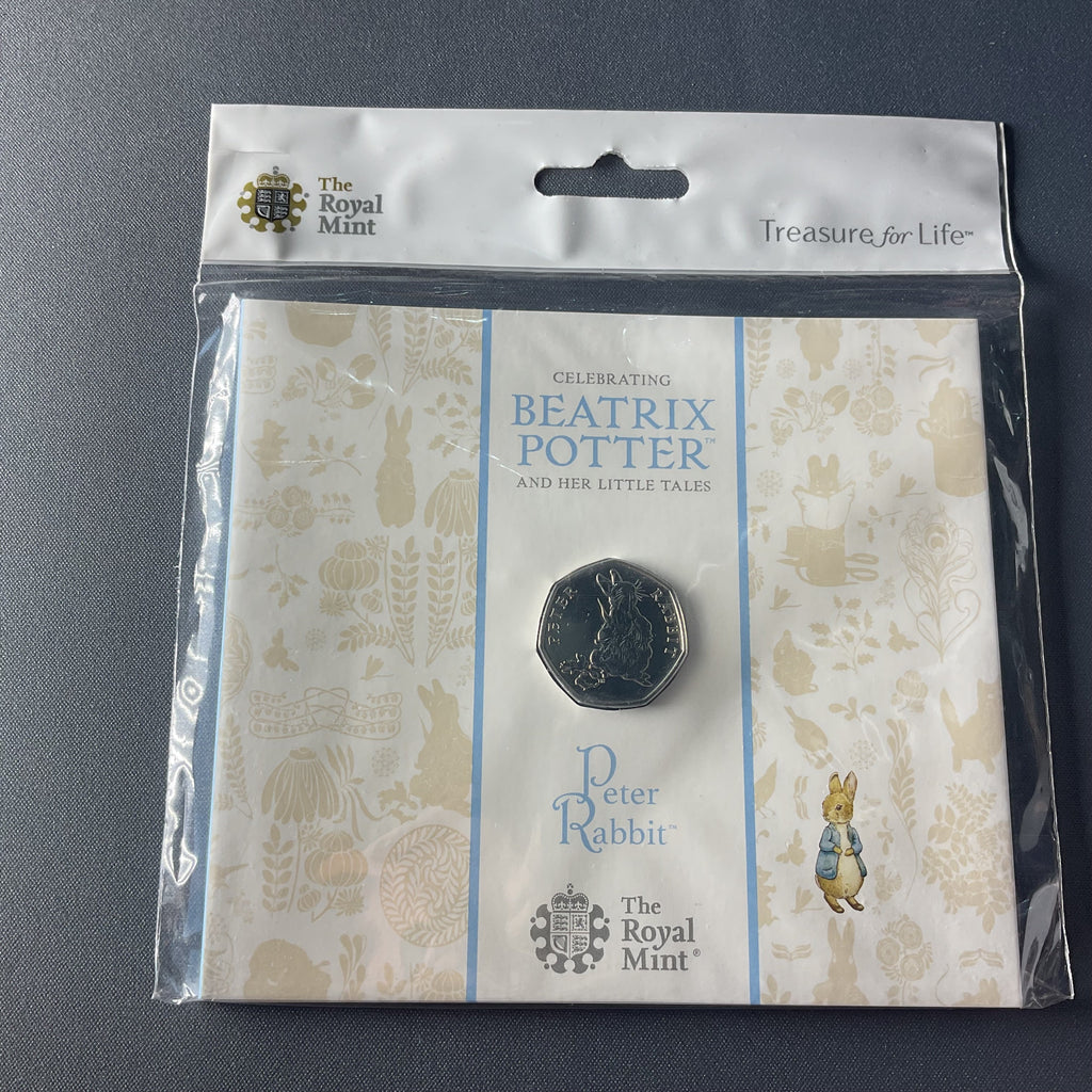 2018 Peter Rabbit With Carrots 50p Coin Pack BU - Bits’N’Bobs 24 - 7