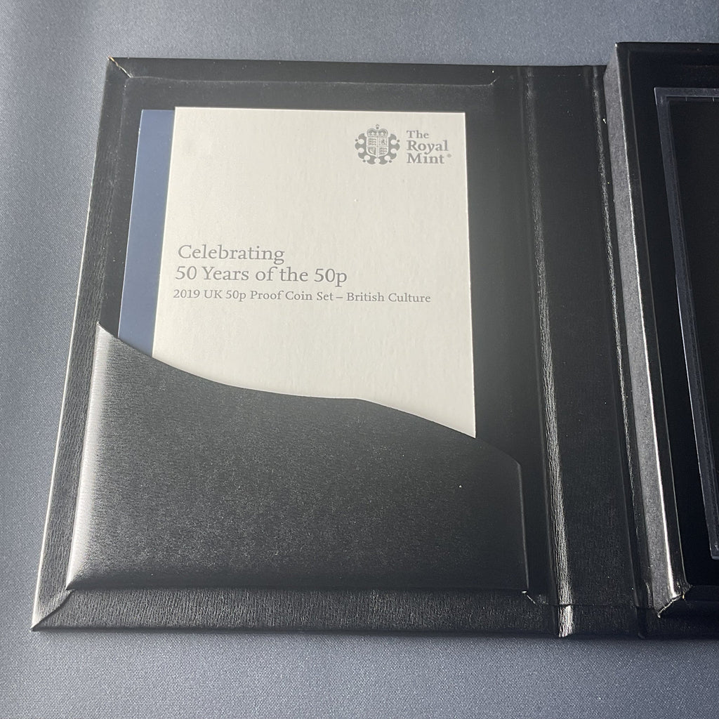 2019 50th Anniversary of the 50p British Culture Proof Coin Set - Bits’N’Bobs 24 - 7