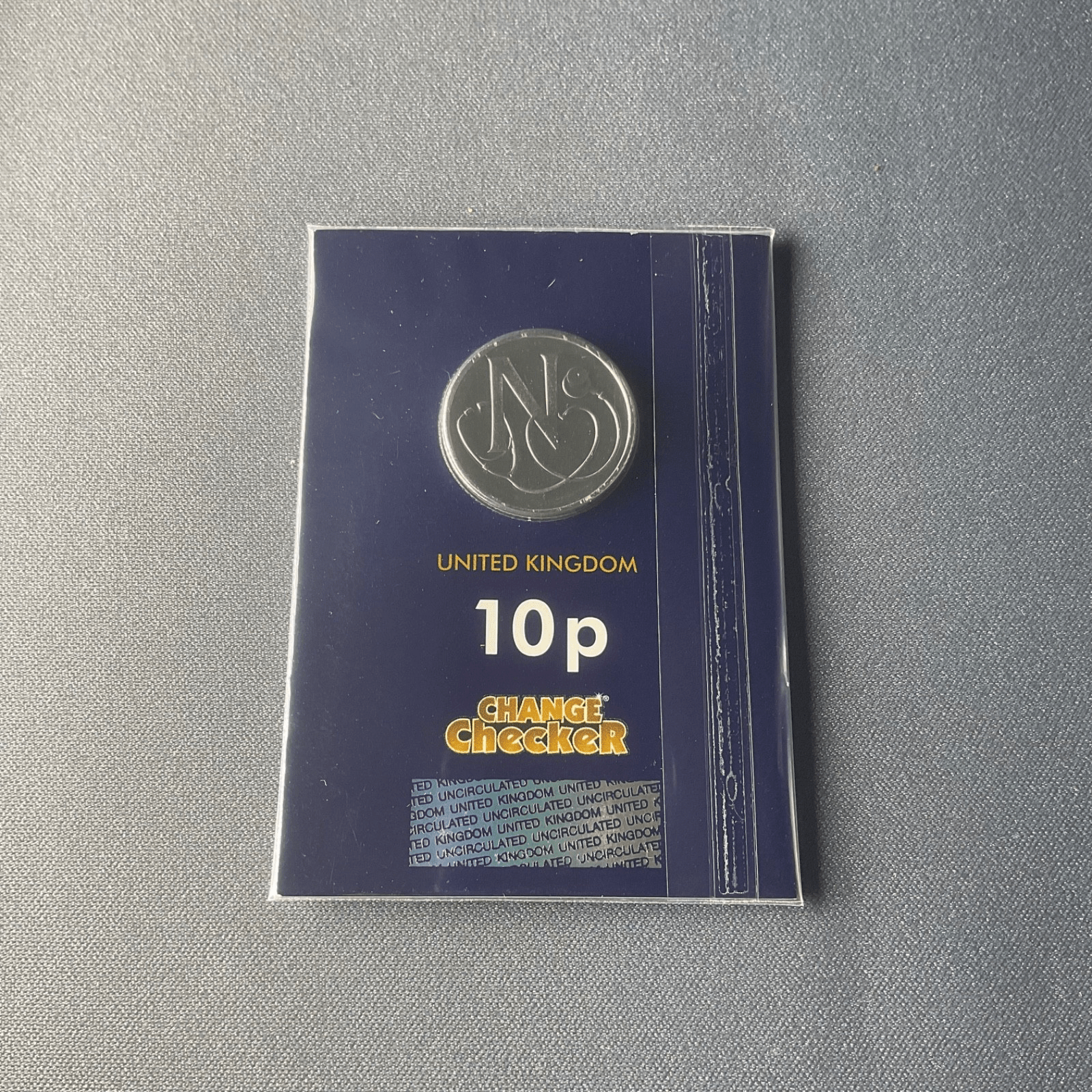 2019 A - Z 10pc Coin Letter N Change Checker Carded BU - Bits’N’Bobs 24 - 7