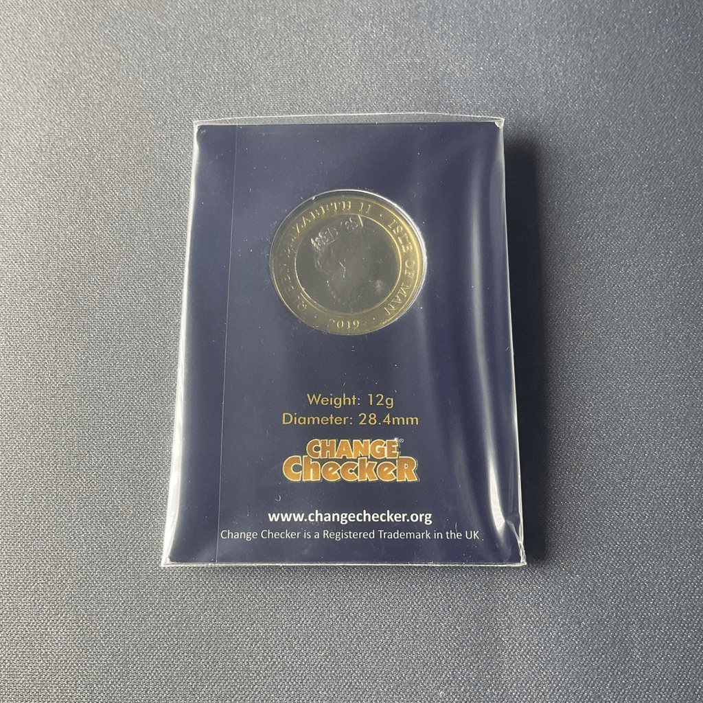 2019 Isle of Man Santa Merry Christmas BU Two Pounds £2 Change Checker - Bits’N’Bobs 24 - 7