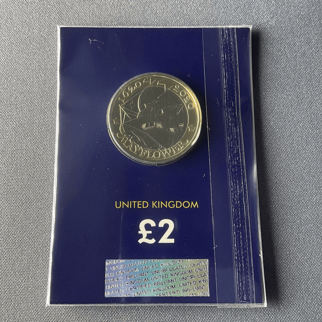 2020 Mayflower US Voyage 400th Anniversary £2 Two Pound Change Checker - Bits’N’Bobs 24 - 7
