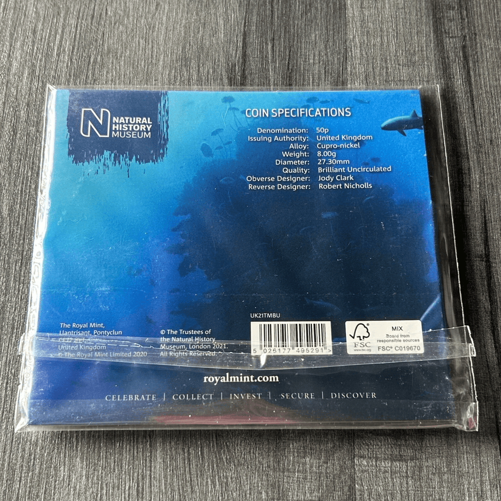 2021 Temnodontosaurus 50p BU Coin Pack - Bits’N’Bobs 24 - 7