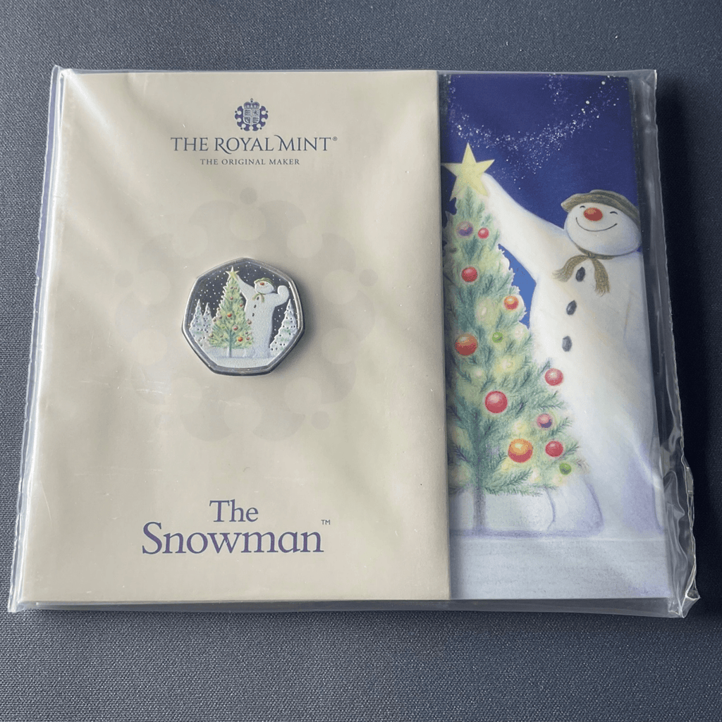 2024 Snowman coloured 50p Coin Pack - Bits’N’Bobs 24 - 7