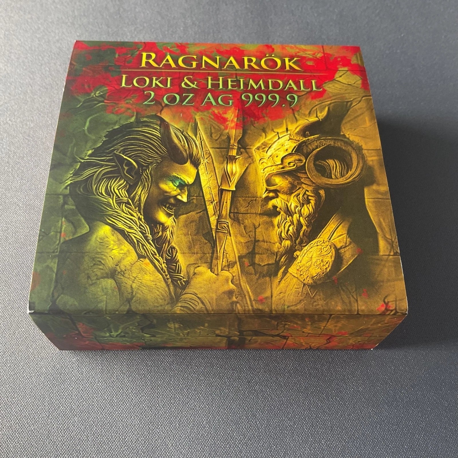 2025 Germania Ragnarok Loki and Heimdall 2 oz Silver Antiqued Coin - Bits’N’Bobs 24 - 7