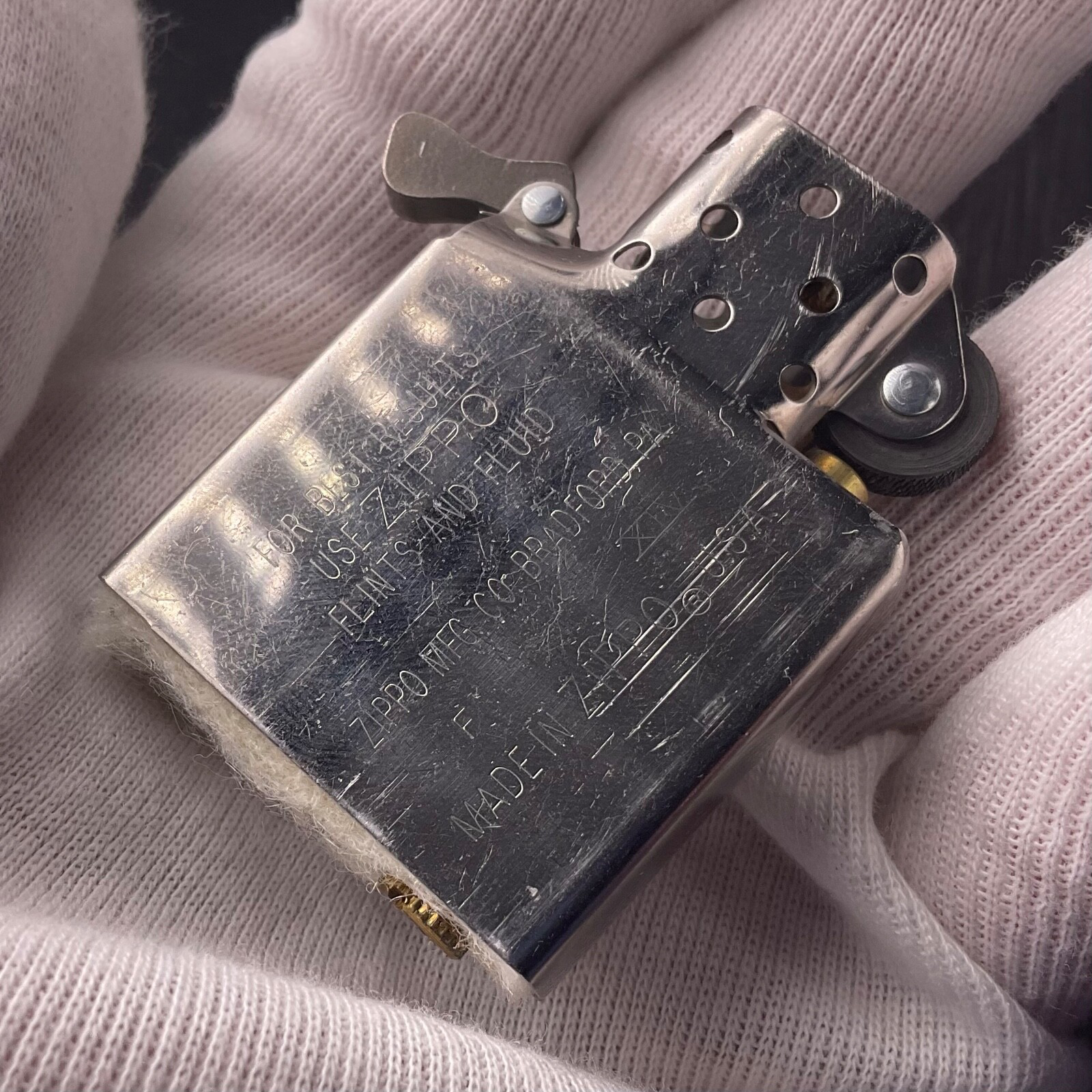 Rare Vintage 1998 Ford Collage Royal Matte Zippo Lighter