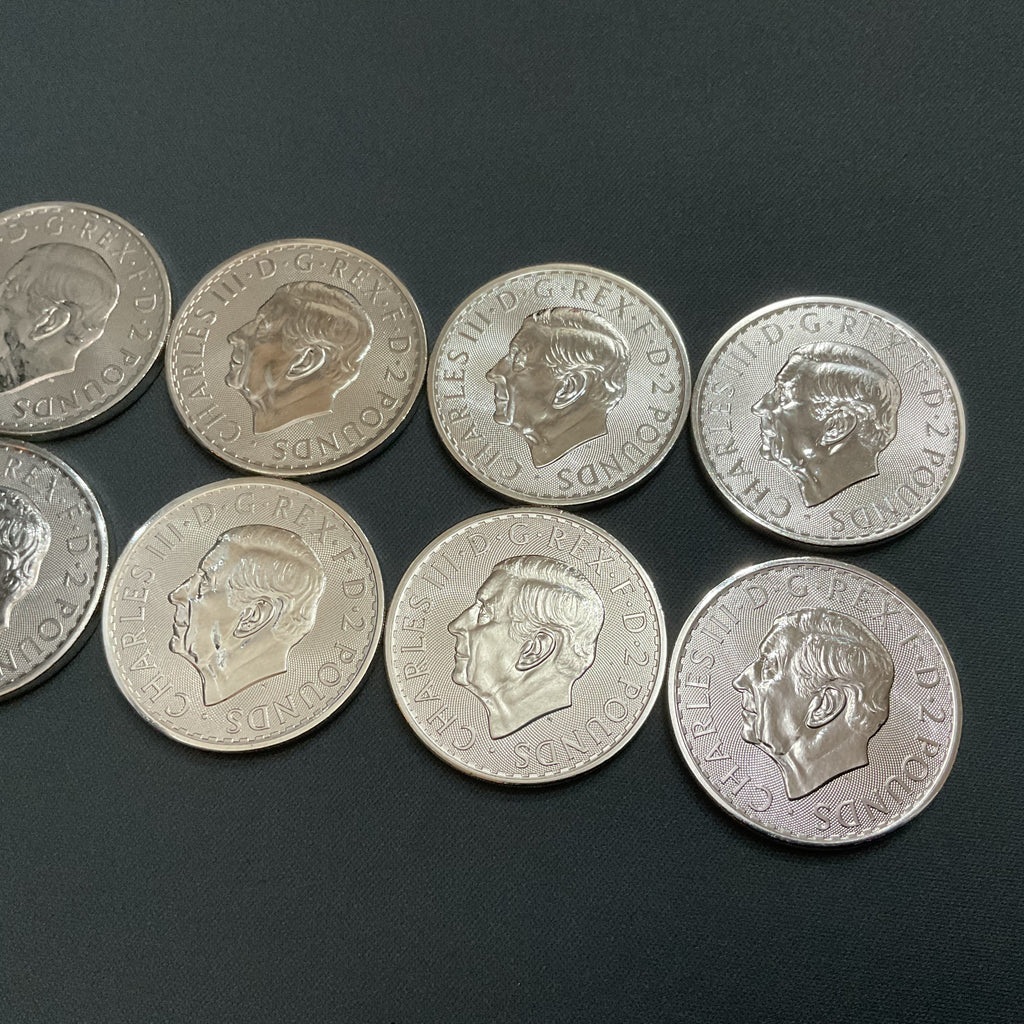 10x 2026 1oz Silver Britannia Coins