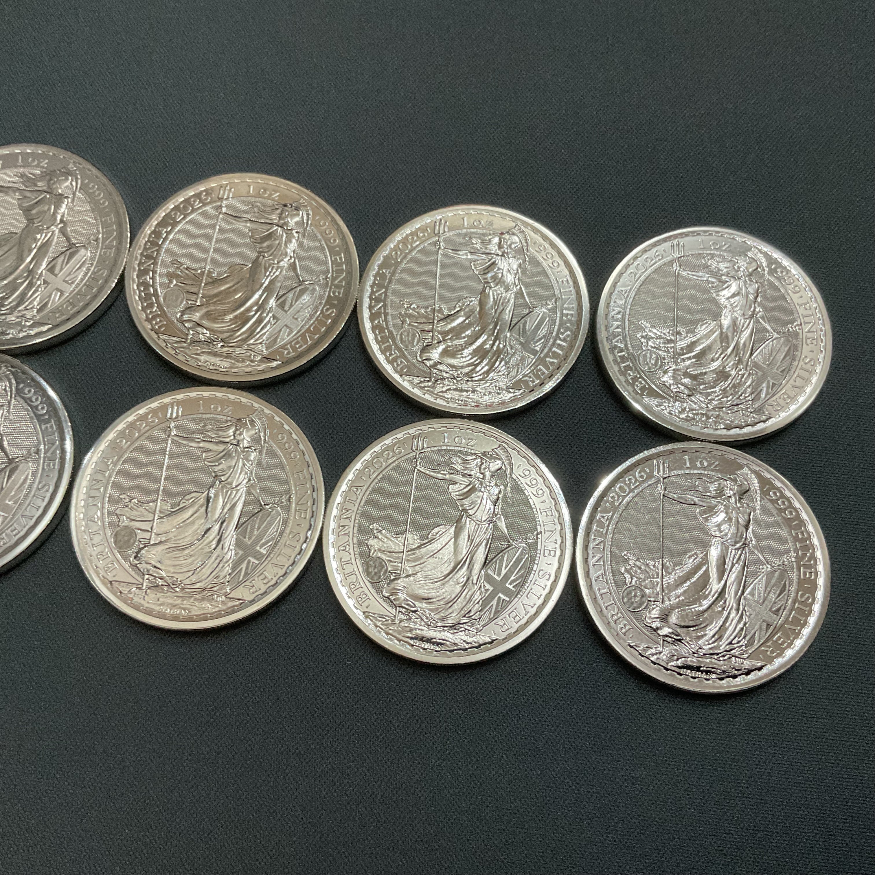 10x 2026 1oz Silver Britannia Coins