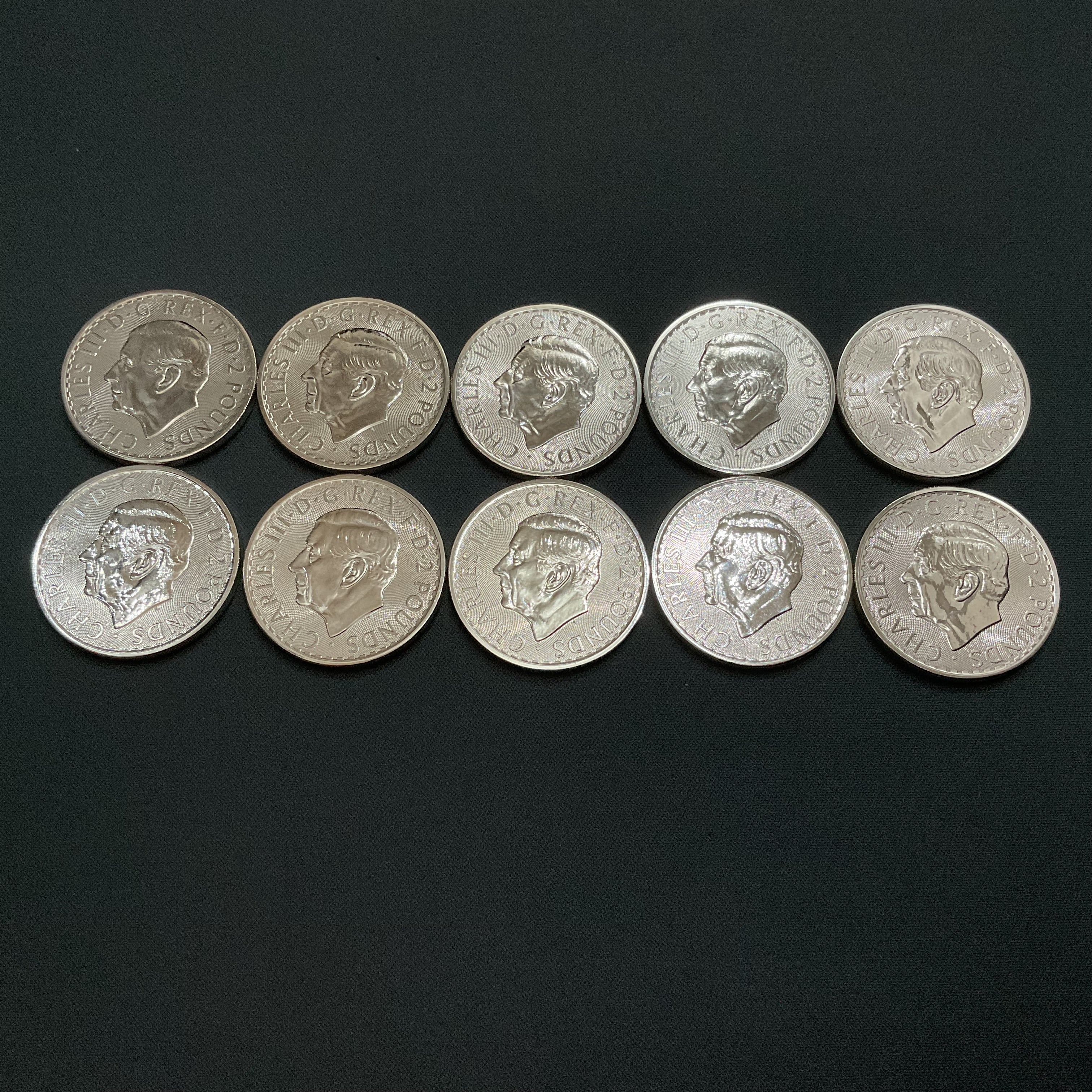 10x 2026 1oz Silver Britannia Coins