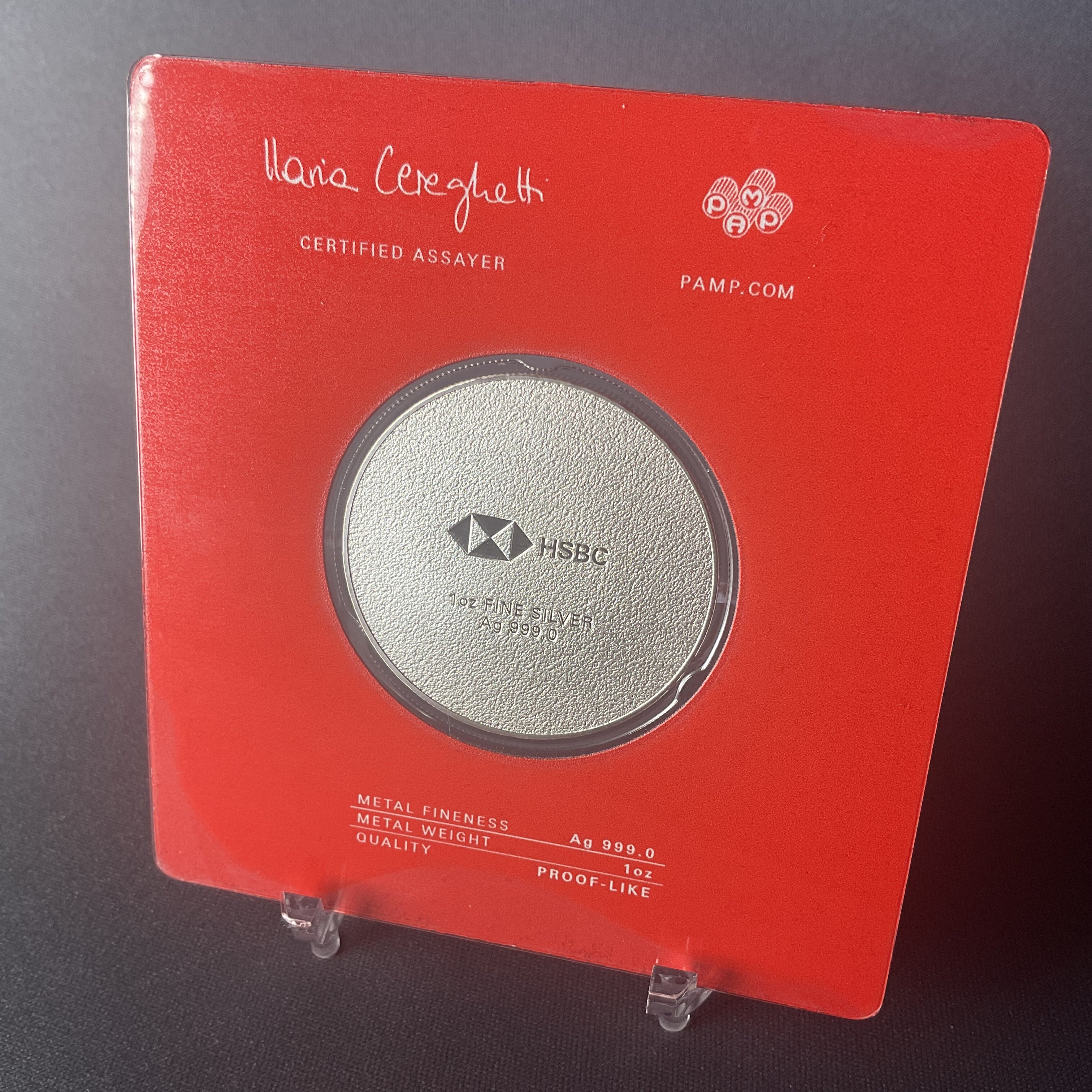 HSBC 15 years of service 1oz Silver Coin