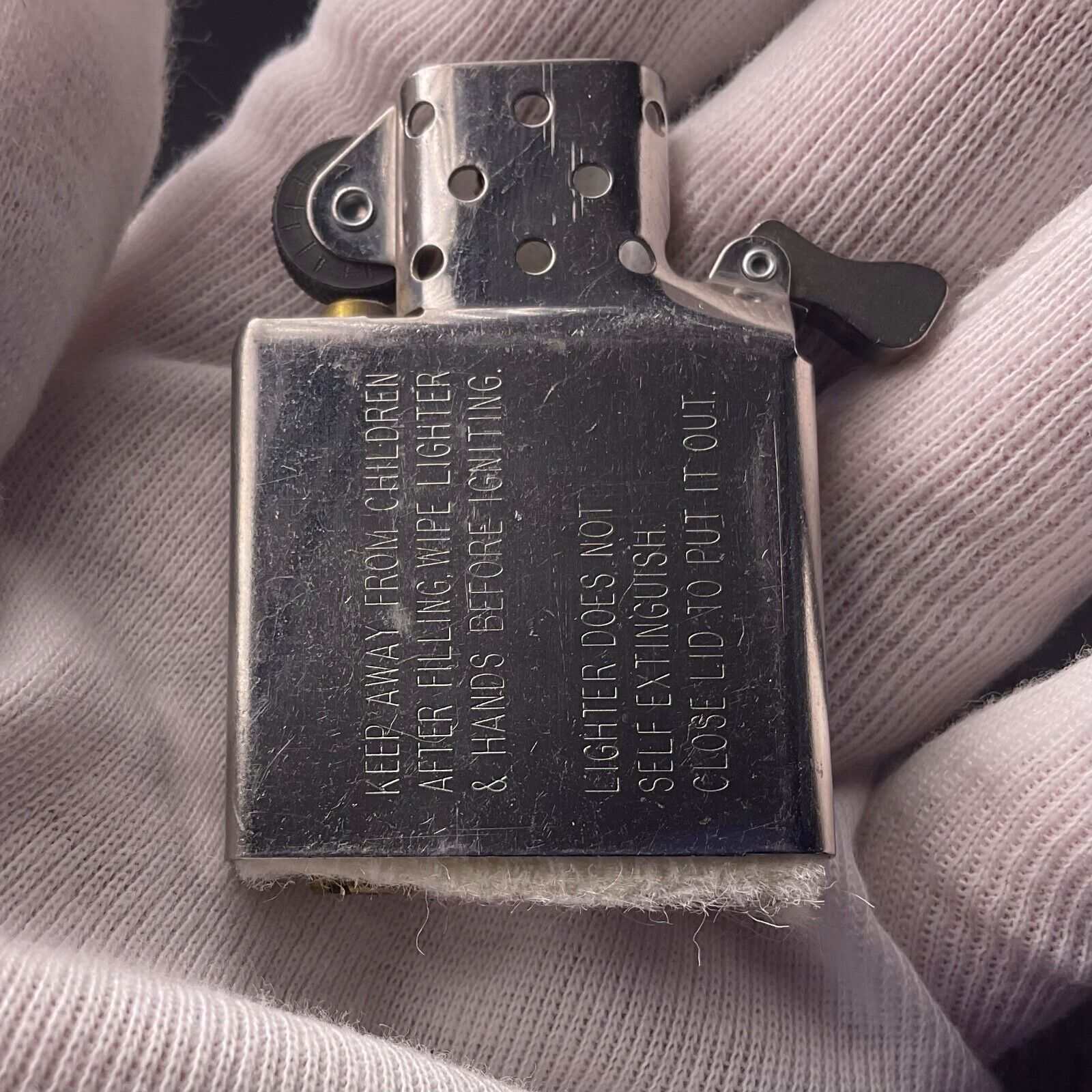 Rare Vintage 1998 Ford Collage Royal Matte Zippo Lighter