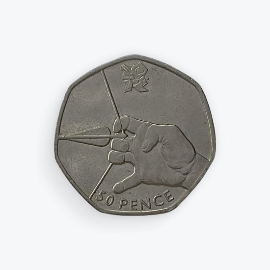 2011 50p coin Olympic Archery