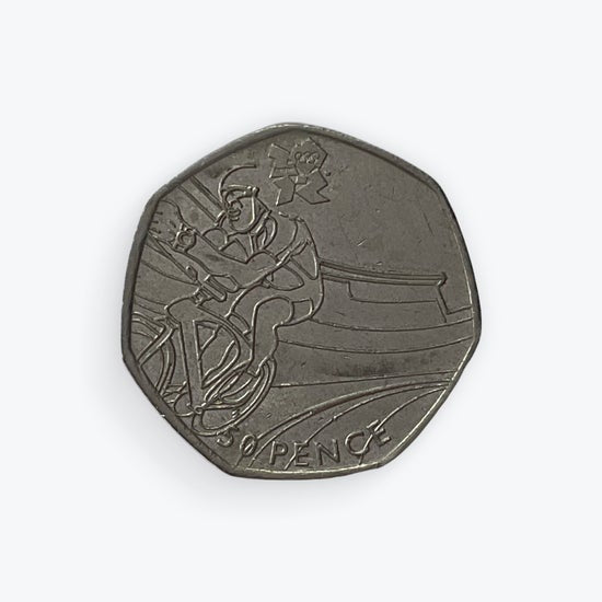 2011 50p coin Olympic Cycling