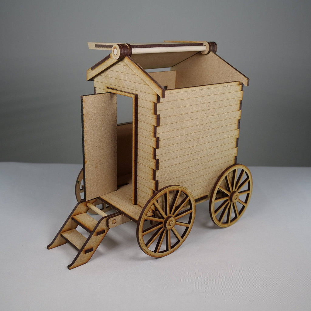 Bathing Hut - Flatpack Model Kit by Curious Rabbit ® - Bits’N’Bobs 24 - 7