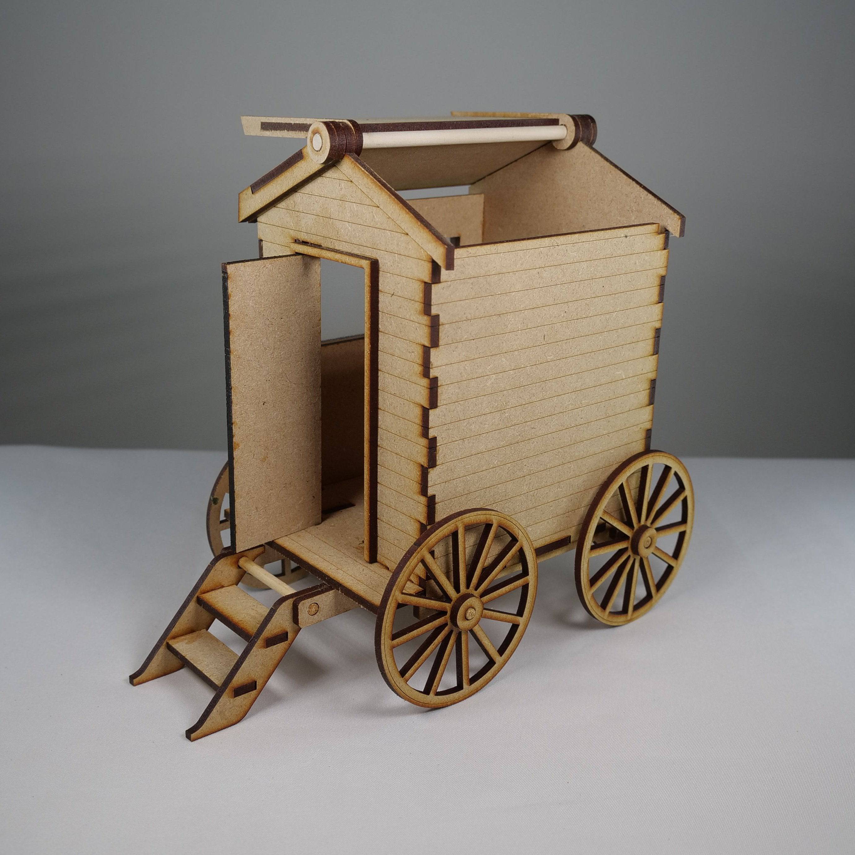 Bathing Hut - Flatpack Model Kit by Curious Rabbit ® - Bits’N’Bobs 24 - 7