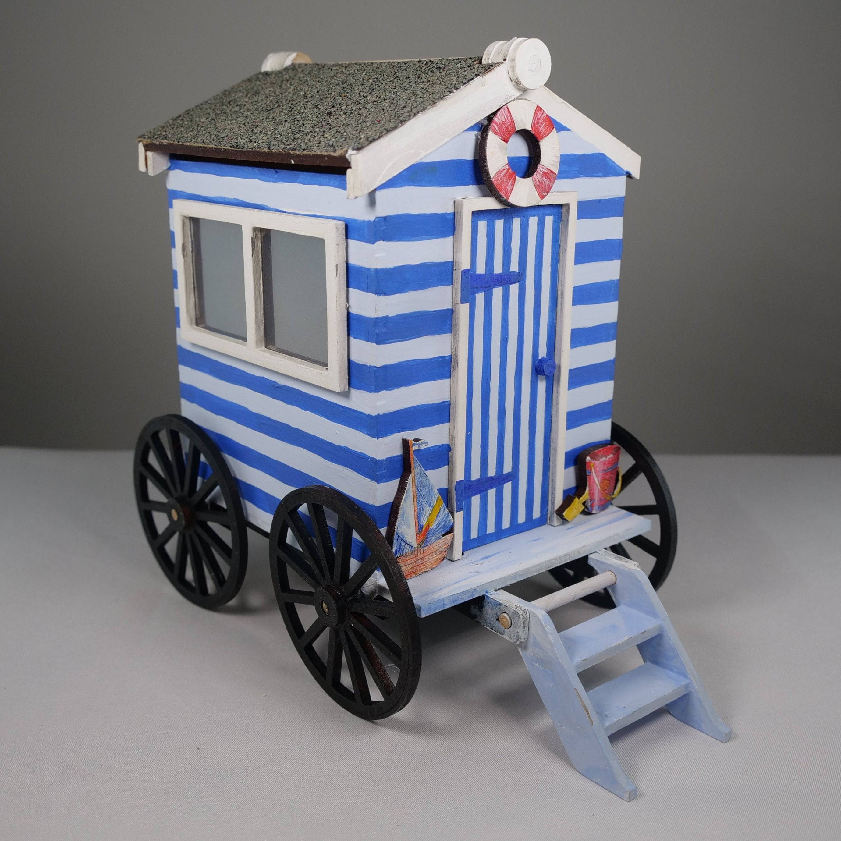 Bathing Hut - Flatpack Model Kit by Curious Rabbit ® - Bits’N’Bobs 24 - 7