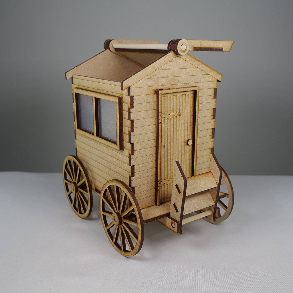 Bathing Hut - Flatpack Model Kit by Curious Rabbit ® - Bits’N’Bobs 24 - 7