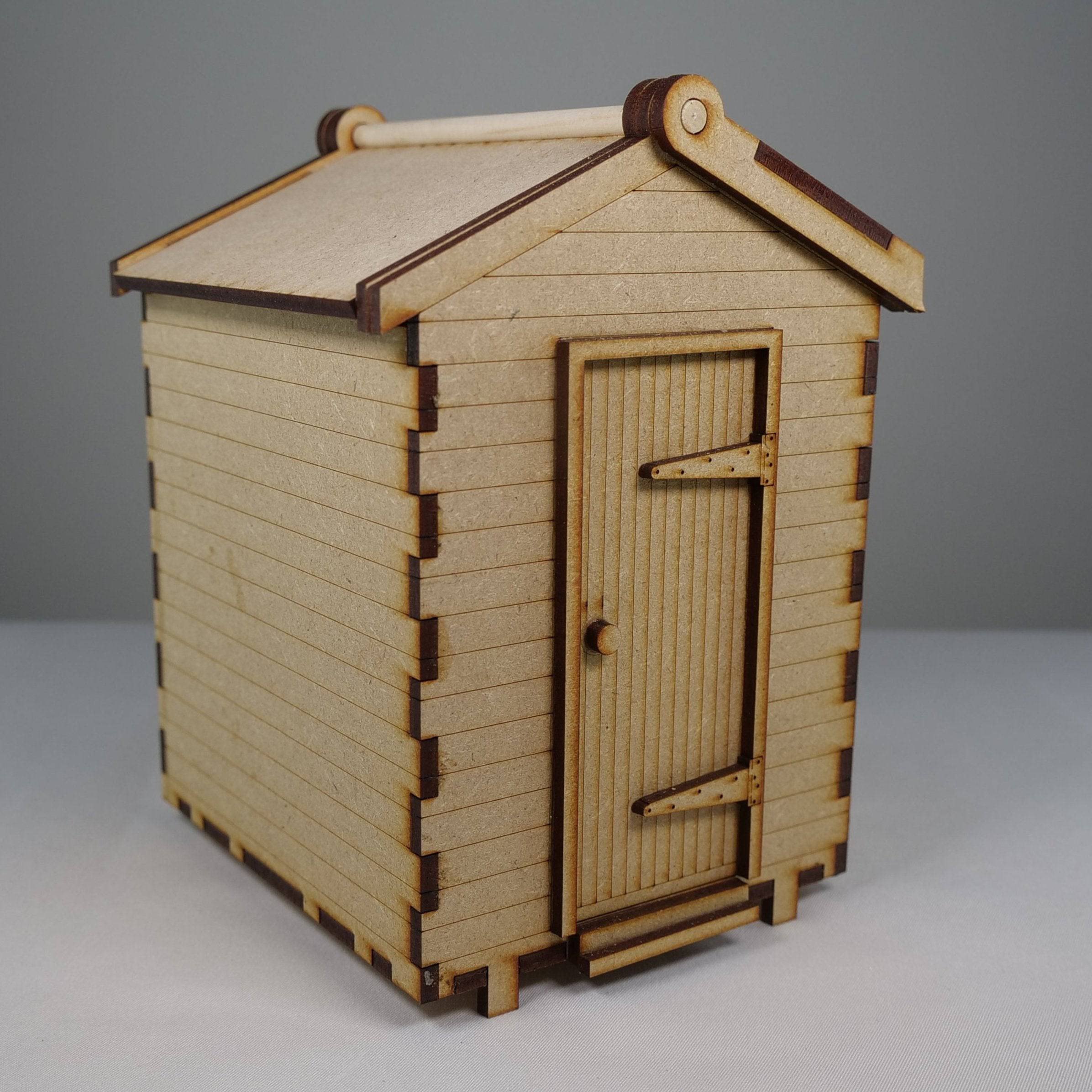 Beach Hut - Flatpack Model Kit by Curious Rabbit ® - Bits’N’Bobs 24-7