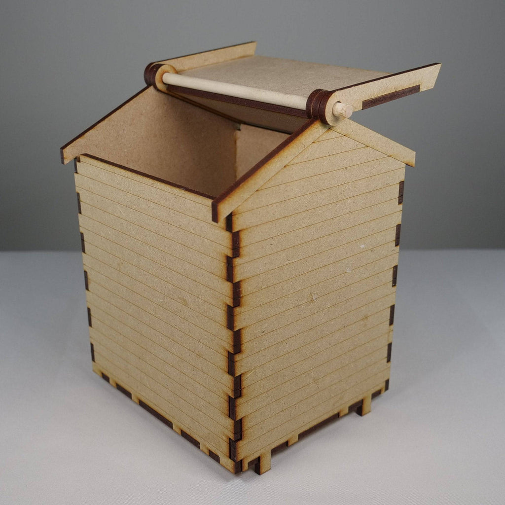 Beach Hut - Flatpack Model Kit by Curious Rabbit ® - Bits’N’Bobs 24-7