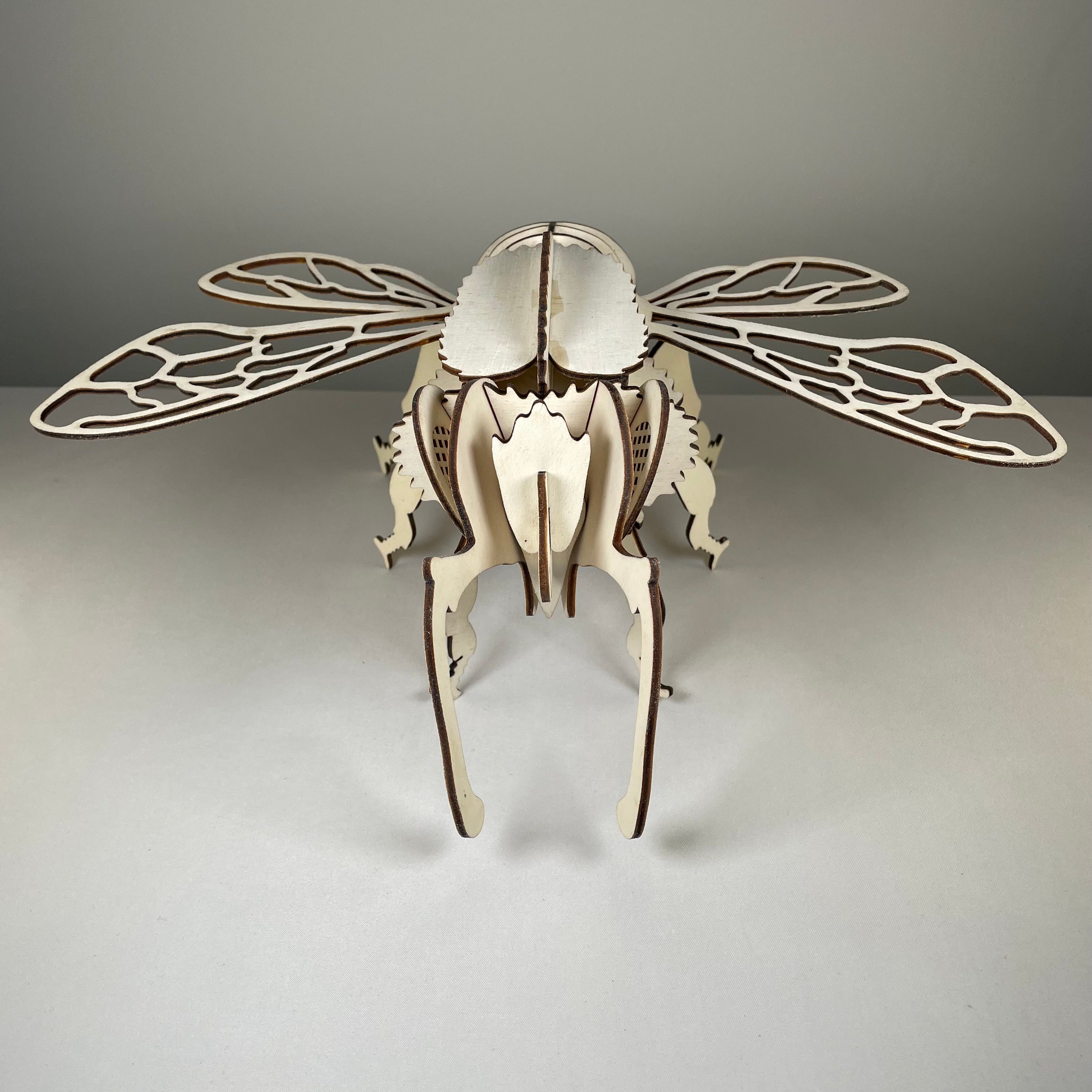Bee Puzzle - Flatpack Model Kit by Curious Rabbit ® - Bits’N’Bobs 24-7