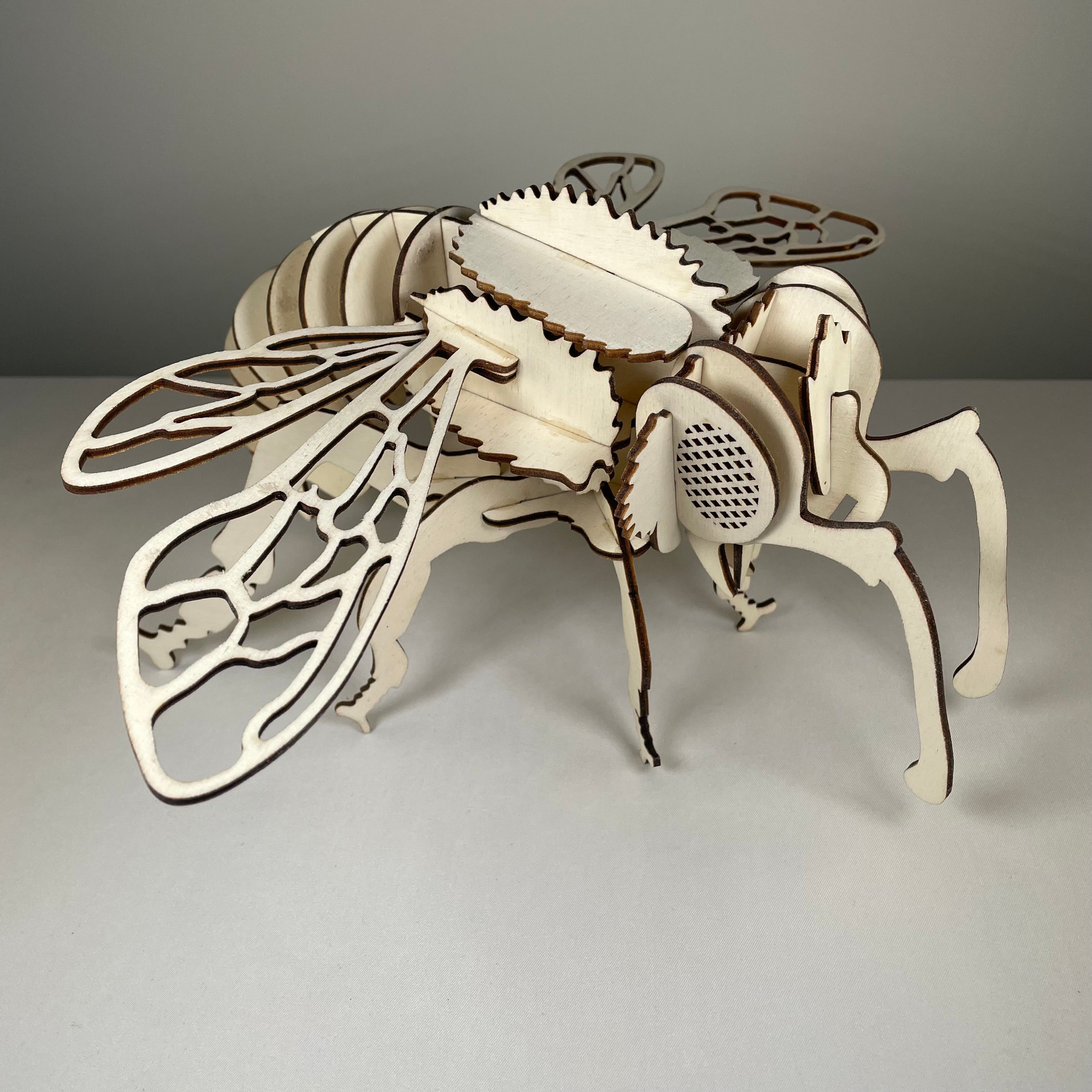 Bee Puzzle - Flatpack Model Kit by Curious Rabbit ® - Bits’N’Bobs 24-7