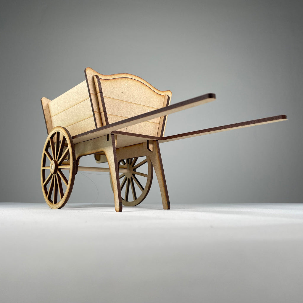Cart Planter - Flatpack Model Kit By Curious Rabbit ® - Bits’N’Bobs 24 - 7