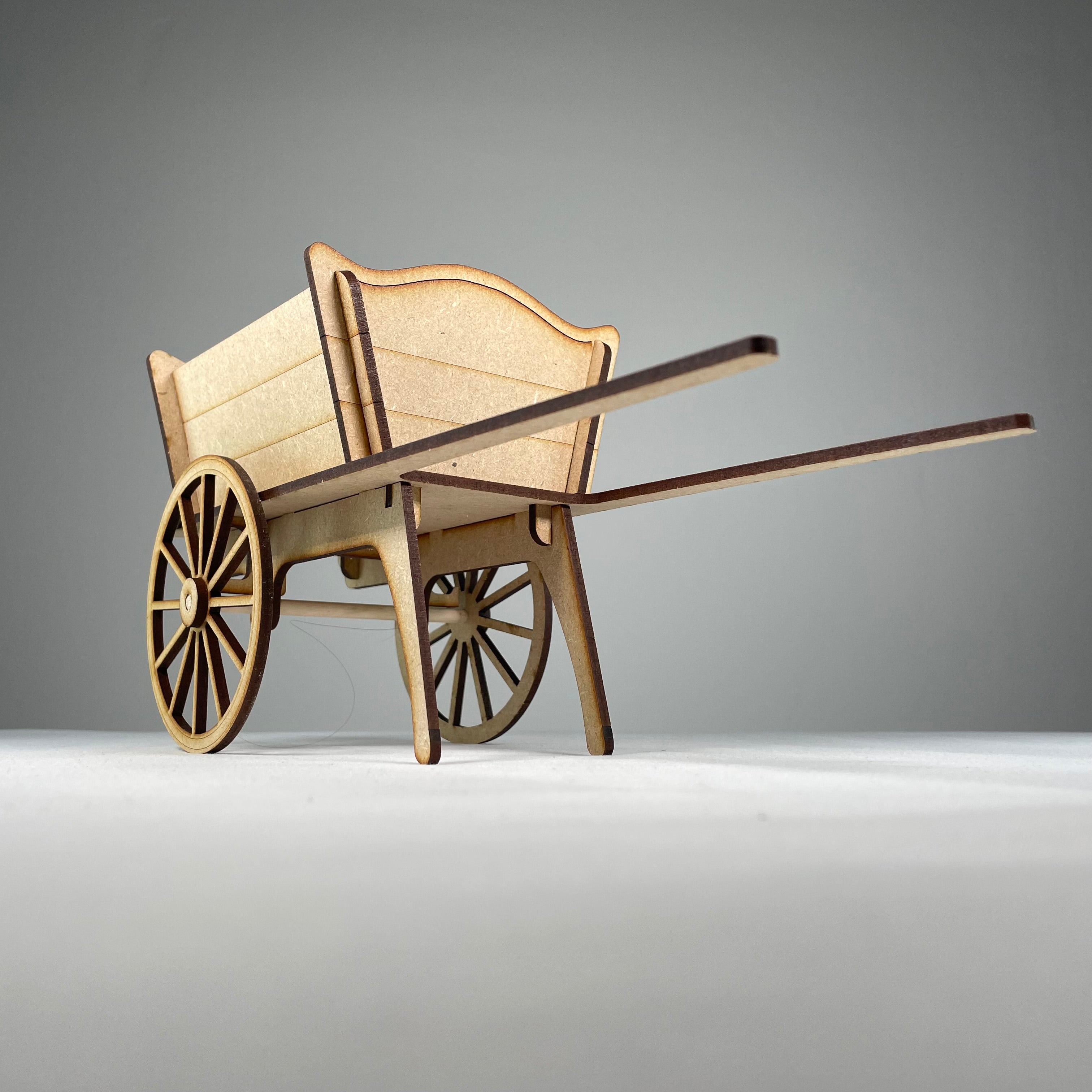 Cart Planter - Flatpack Model Kit By Curious Rabbit ® - Bits’N’Bobs 24 - 7