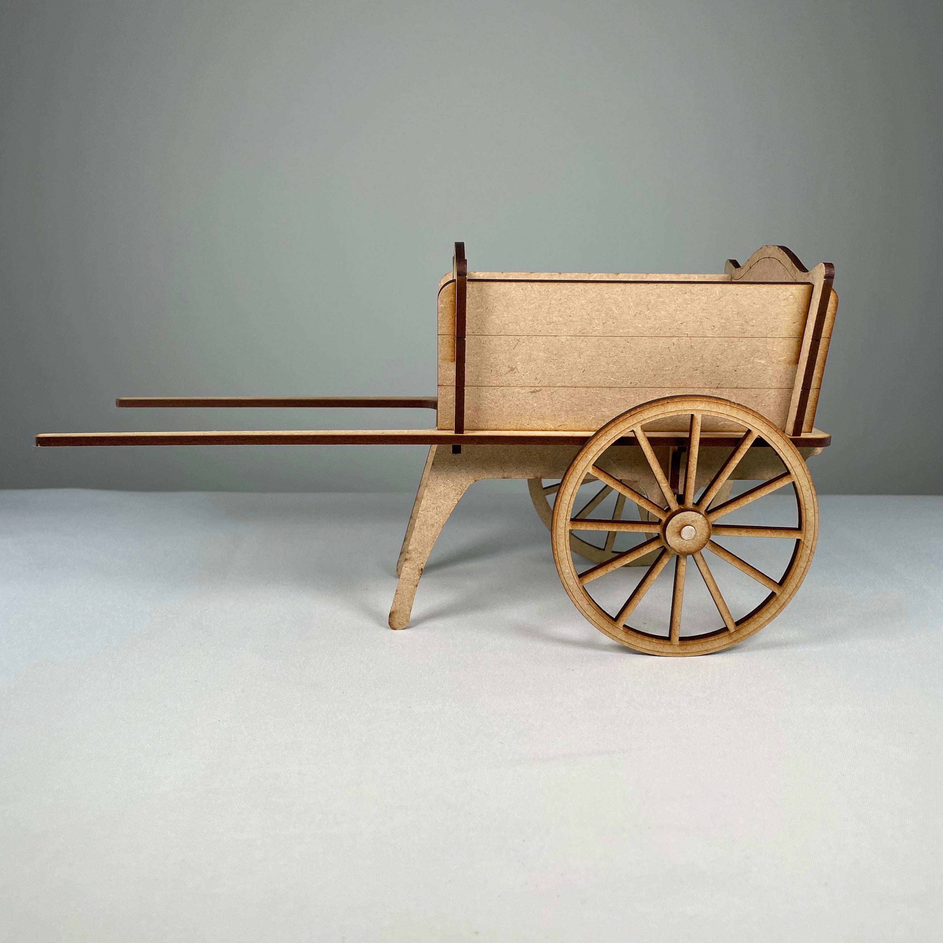 Cart Planter - Flatpack Model Kit By Curious Rabbit ® - Bits’N’Bobs 24 - 7