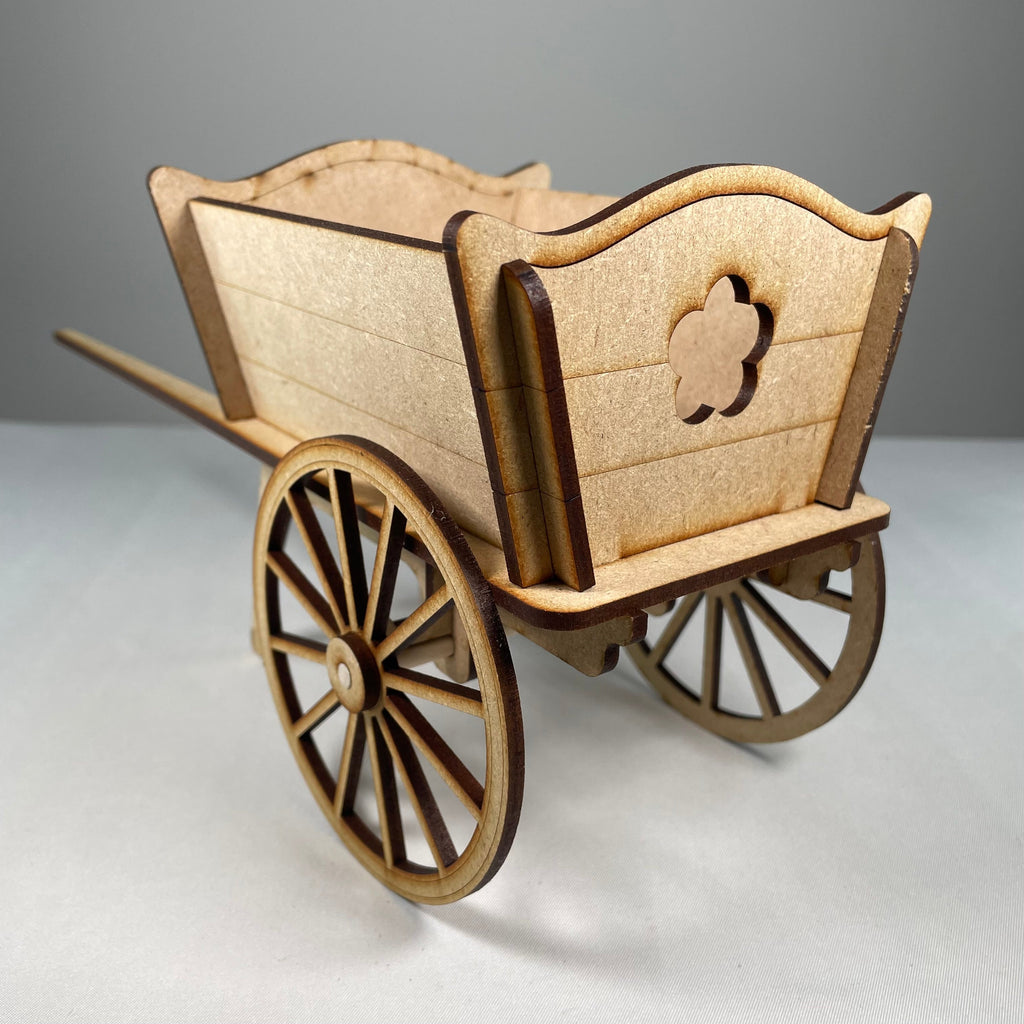 Cart Planter - Flatpack Model Kit By Curious Rabbit ® - Bits’N’Bobs 24 - 7