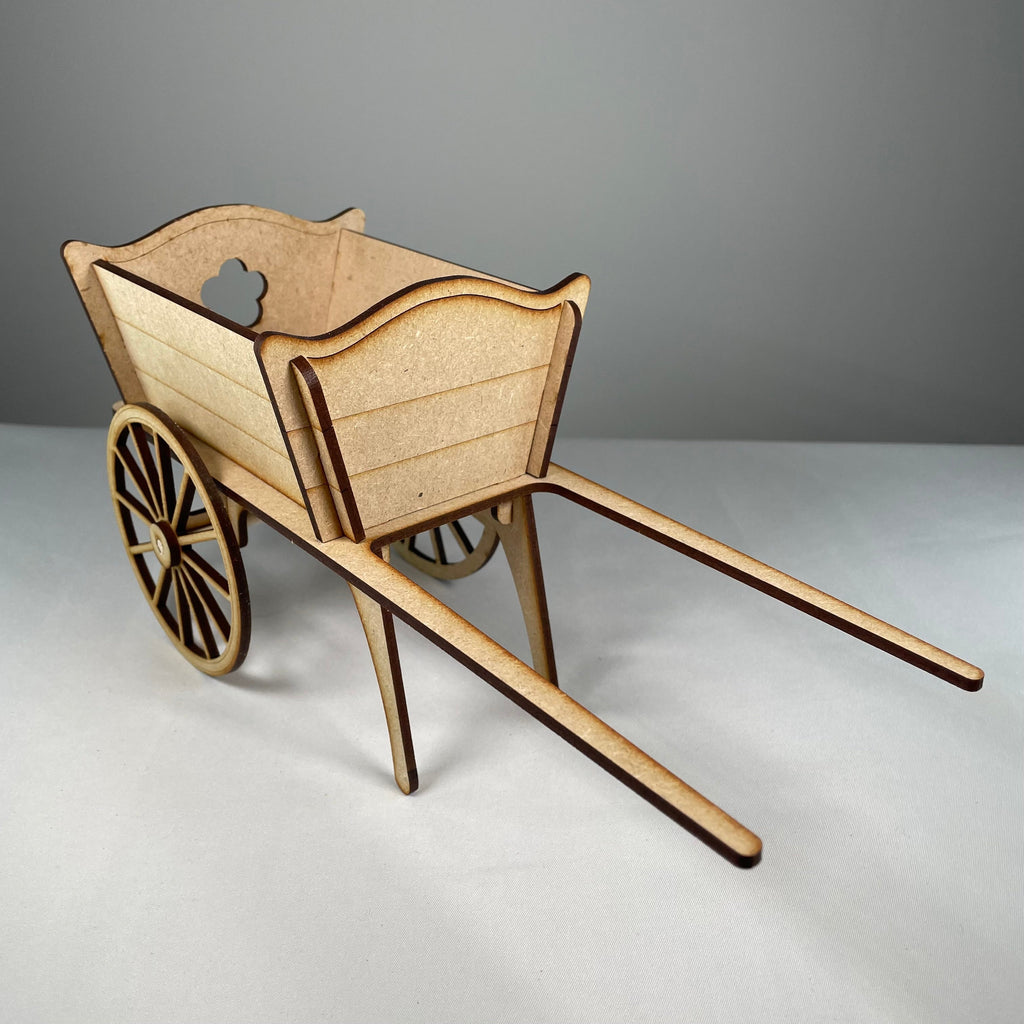 Cart Planter - Flatpack Model Kit By Curious Rabbit ® - Bits’N’Bobs 24 - 7
