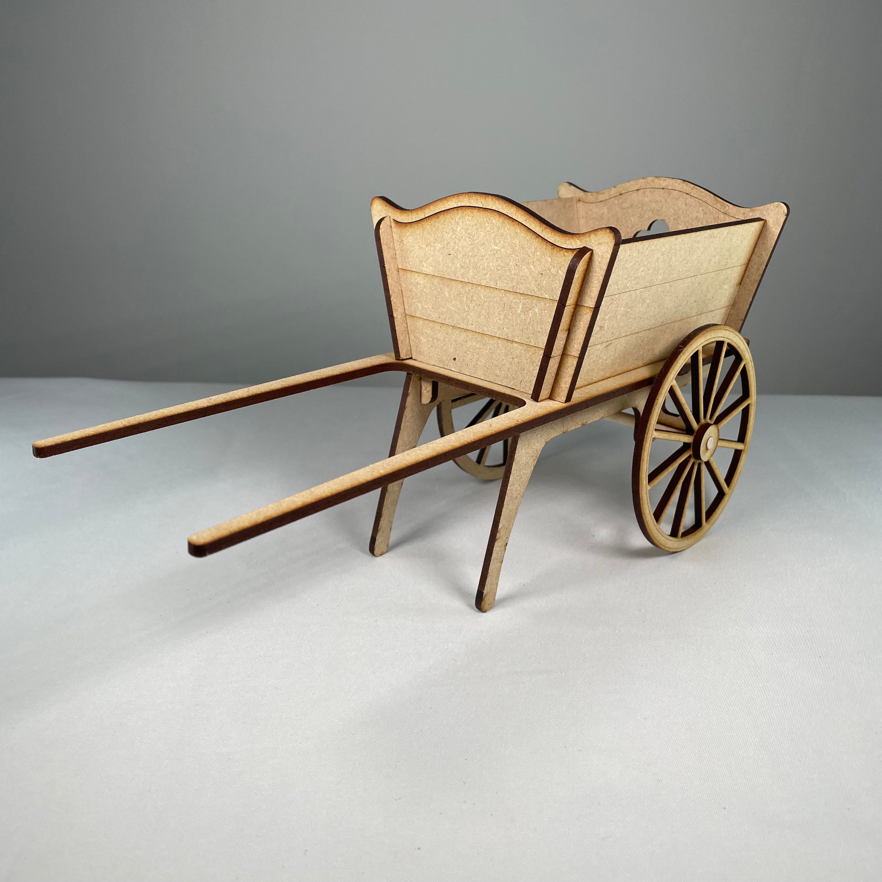 Cart Planter - Flatpack Model Kit By Curious Rabbit ® - Bits’N’Bobs 24 - 7