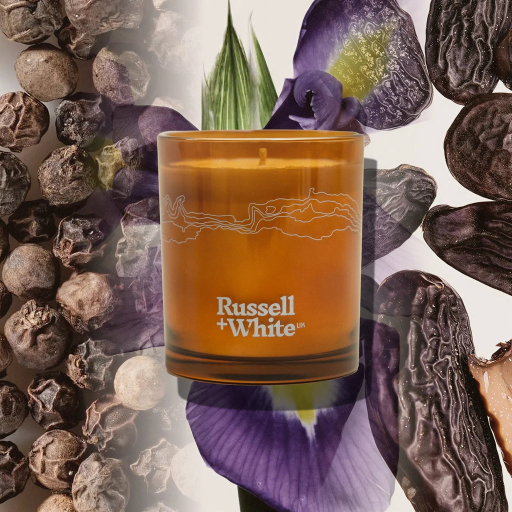 Firenze Leather 250g Scented Soy Candle Refill - Bits’N’Bobs 24-7