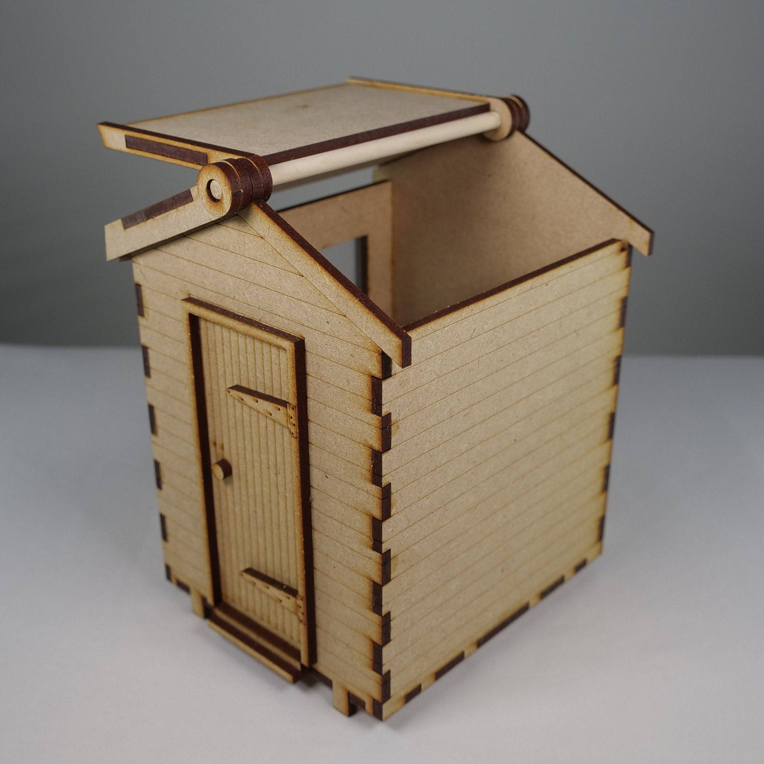 Garden Shed - Flatpack Model Kit By Curious Rabbit ® - Bits’N’Bobs 24 - 7
