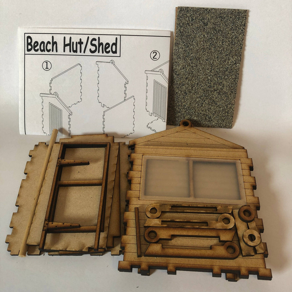 Garden Shed - Flatpack Model Kit By Curious Rabbit ® - Bits’N’Bobs 24 - 7