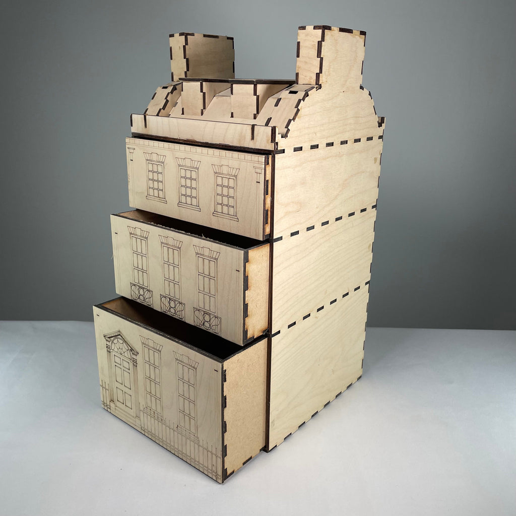 Georgian House - Pre-Built Model by Curious Rabbit ® - Bits’N’Bobs 24-7