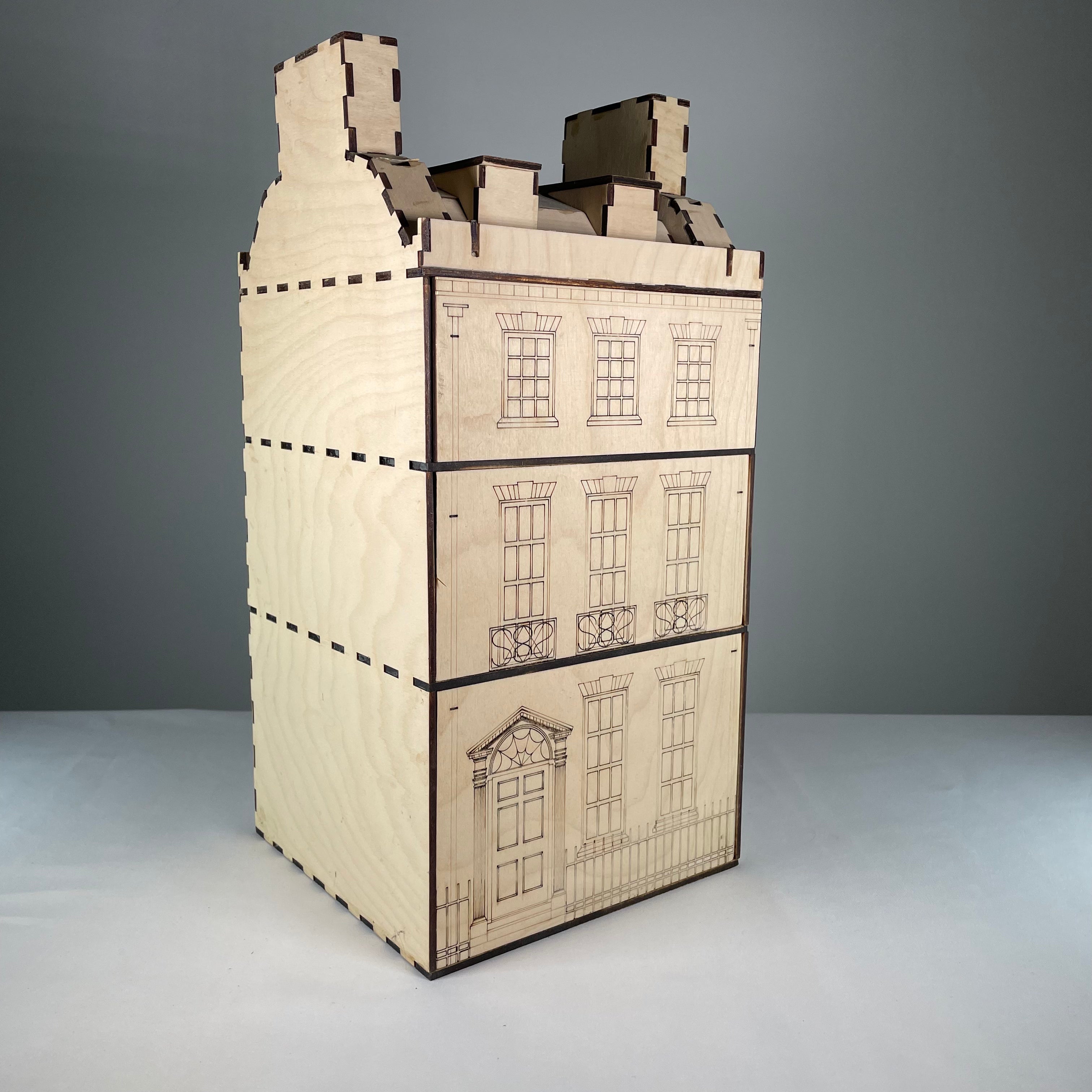 Georgian House - Pre-Built Model by Curious Rabbit ® - Bits’N’Bobs 24-7