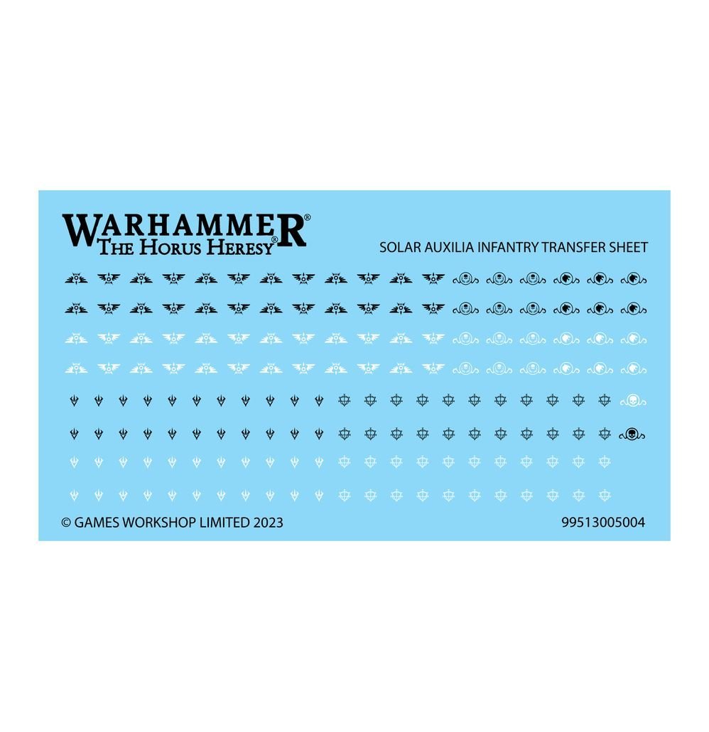 Horus Heresy: Solar Auxilia Combat Force - Bits’N’Bobs 24-7