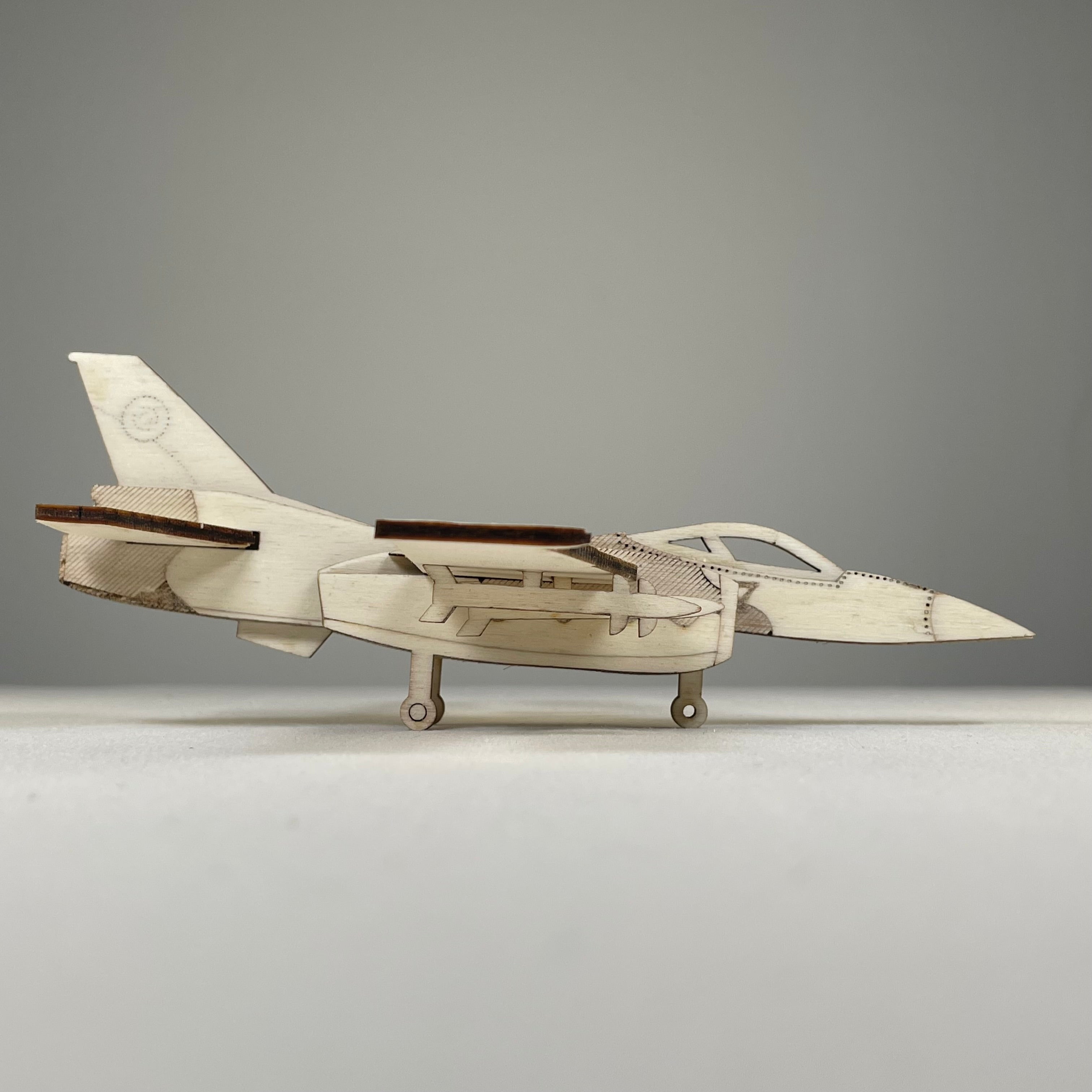 Jet Puzzle - Flatpack Model Kit by Curious Rabbit ® - Bits’N’Bobs 24-7
