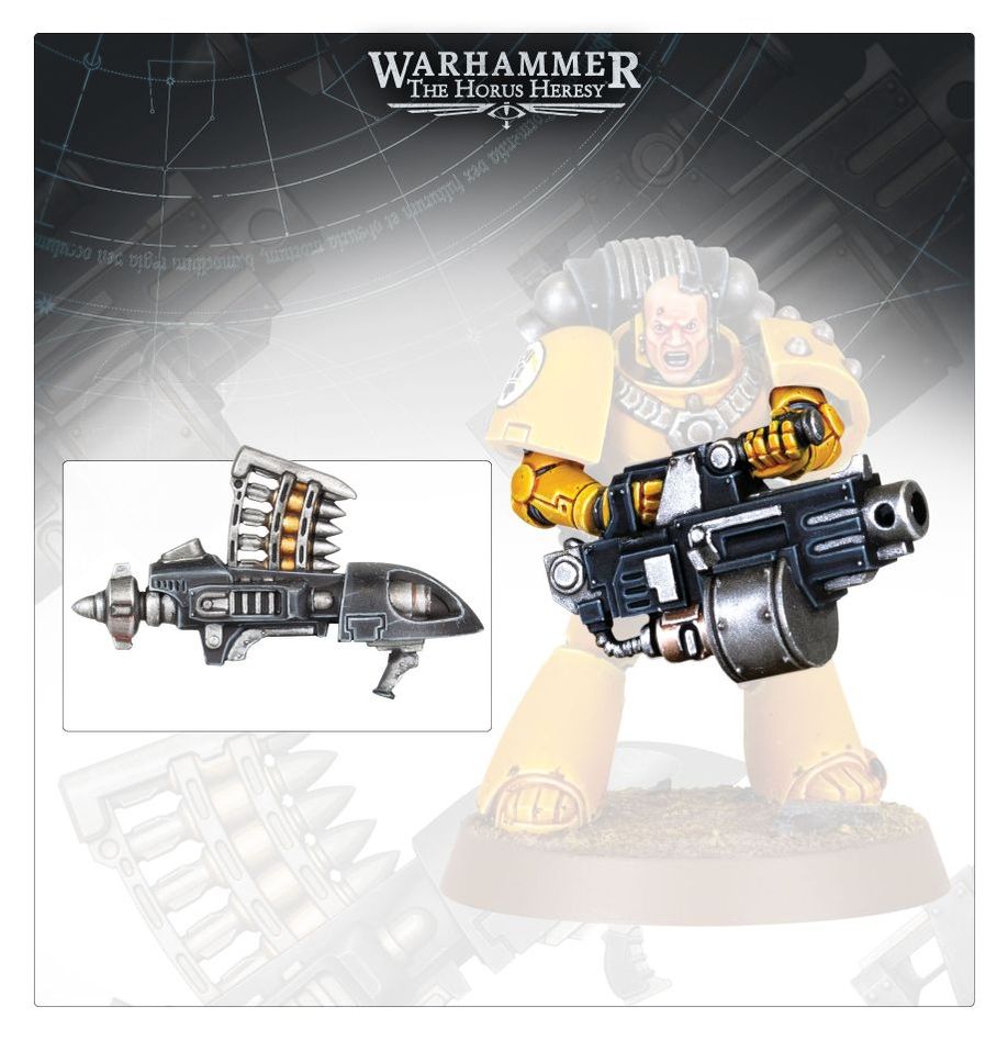 Legiones Astartes: Heavy Weapons Upgrade Set: Missile Launchers & Heavy Bolters - Bits’N’Bobs 24-7