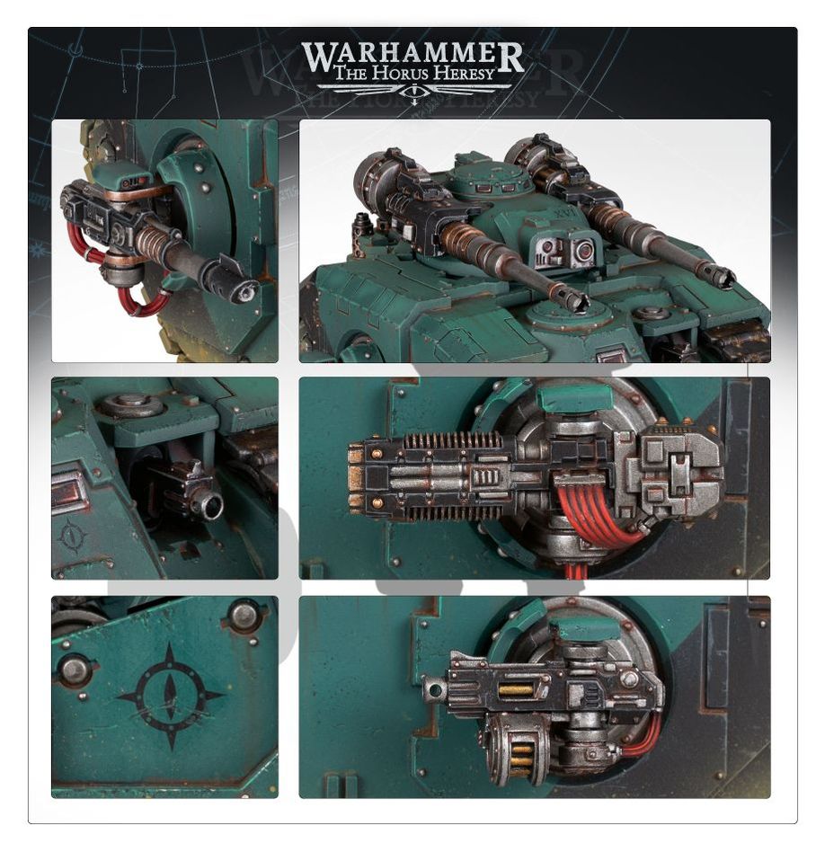 Legiones Astartes: Sicaran Battle Tank - Bits’N’Bobs 24-7