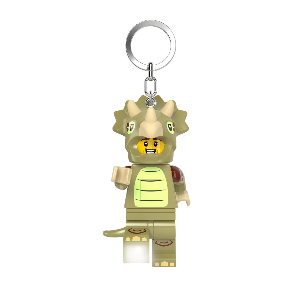LEGO Minifigures Light-Up Dinosaur Keychain - Triceratops Costume