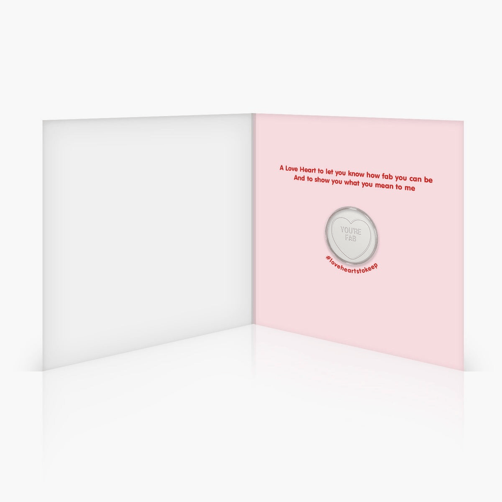 Love Hearts Sweets Personalised Gift Birthday Christmas Valentines Card - Bits’N’Bobs 24 - 7