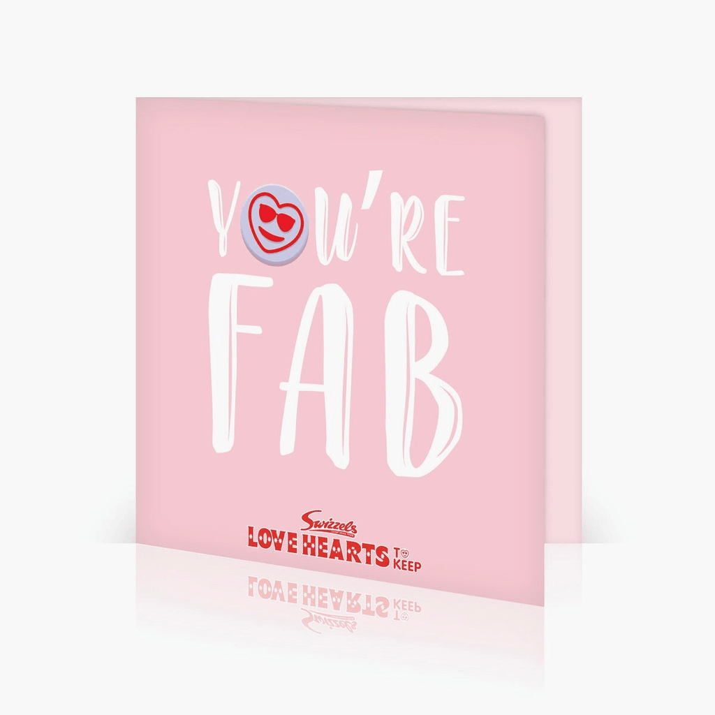 Love Hearts Sweets Personalised Gift Birthday Christmas Valentines Card - Bits’N’Bobs 24 - 7